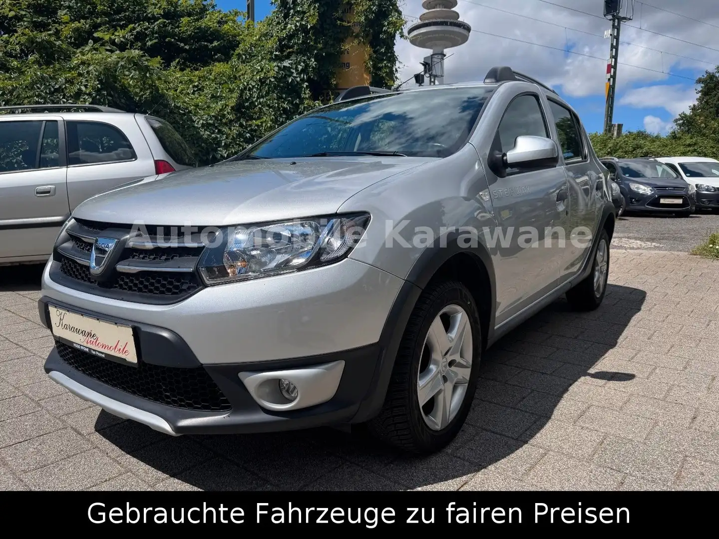Dacia Sandero II Stepway Prestige*Navi*Leder*1.Hand* Silber - 1