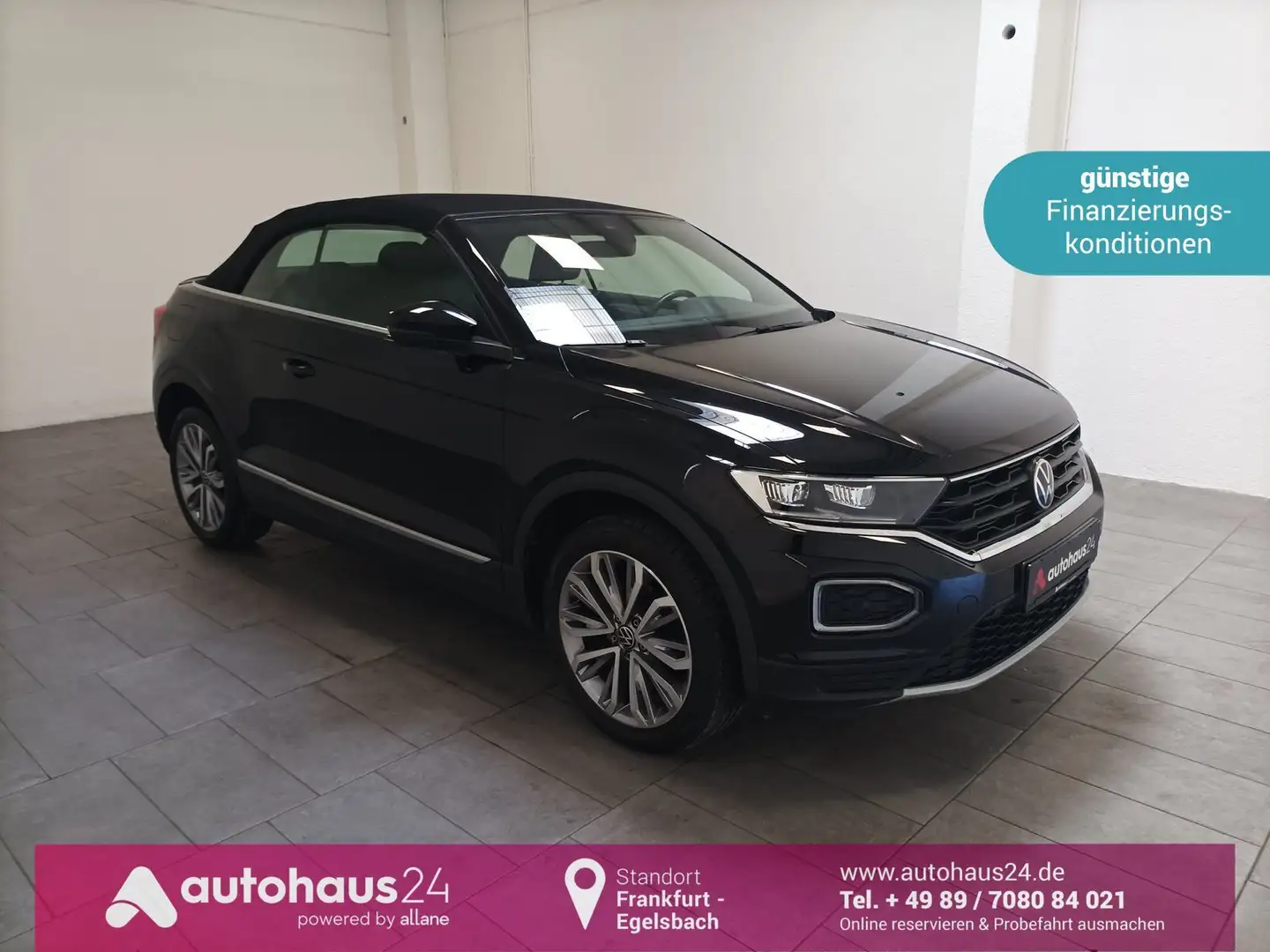 Volkswagen T-Roc Cabriolet 1.5 TSI Style|Navi|Dig Cockpit| Schwarz - 1