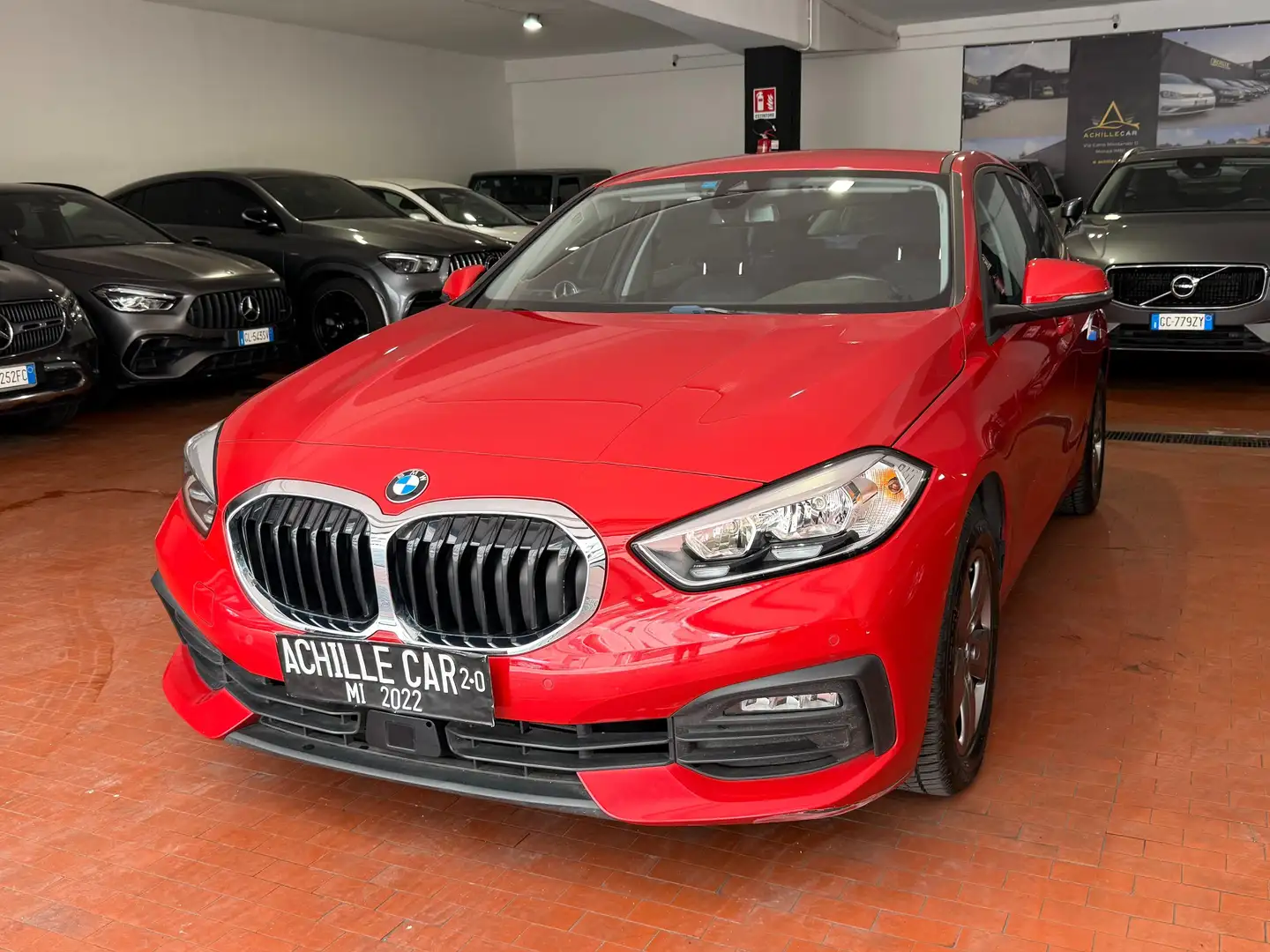 BMW 118 d Advantage 150cv auto *PREZZO REALE* Rosso - 1