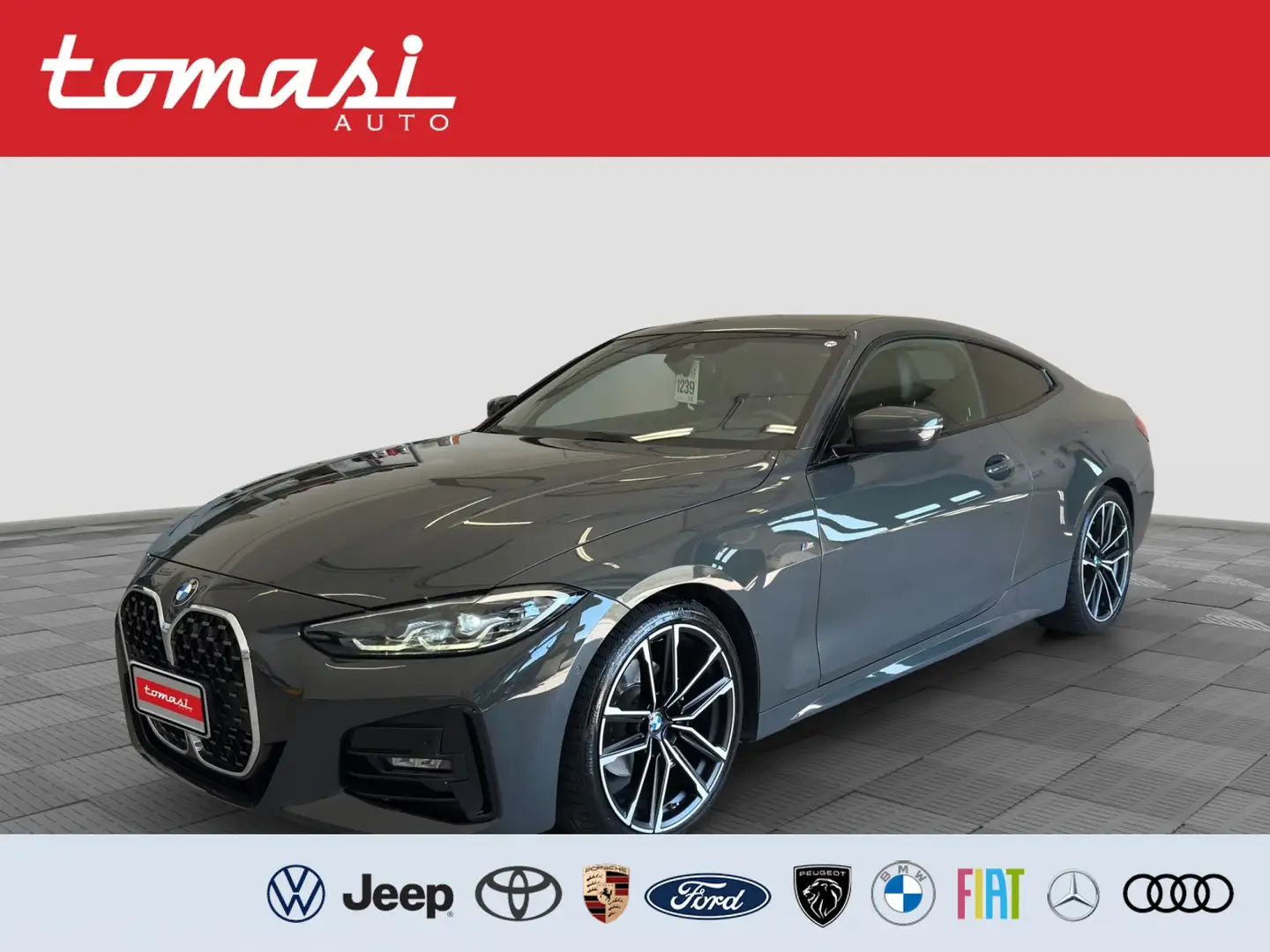 BMW 420 d 48V Coupé Msport CERCHI 19,PARKING ASSISTANT Grigio - 1