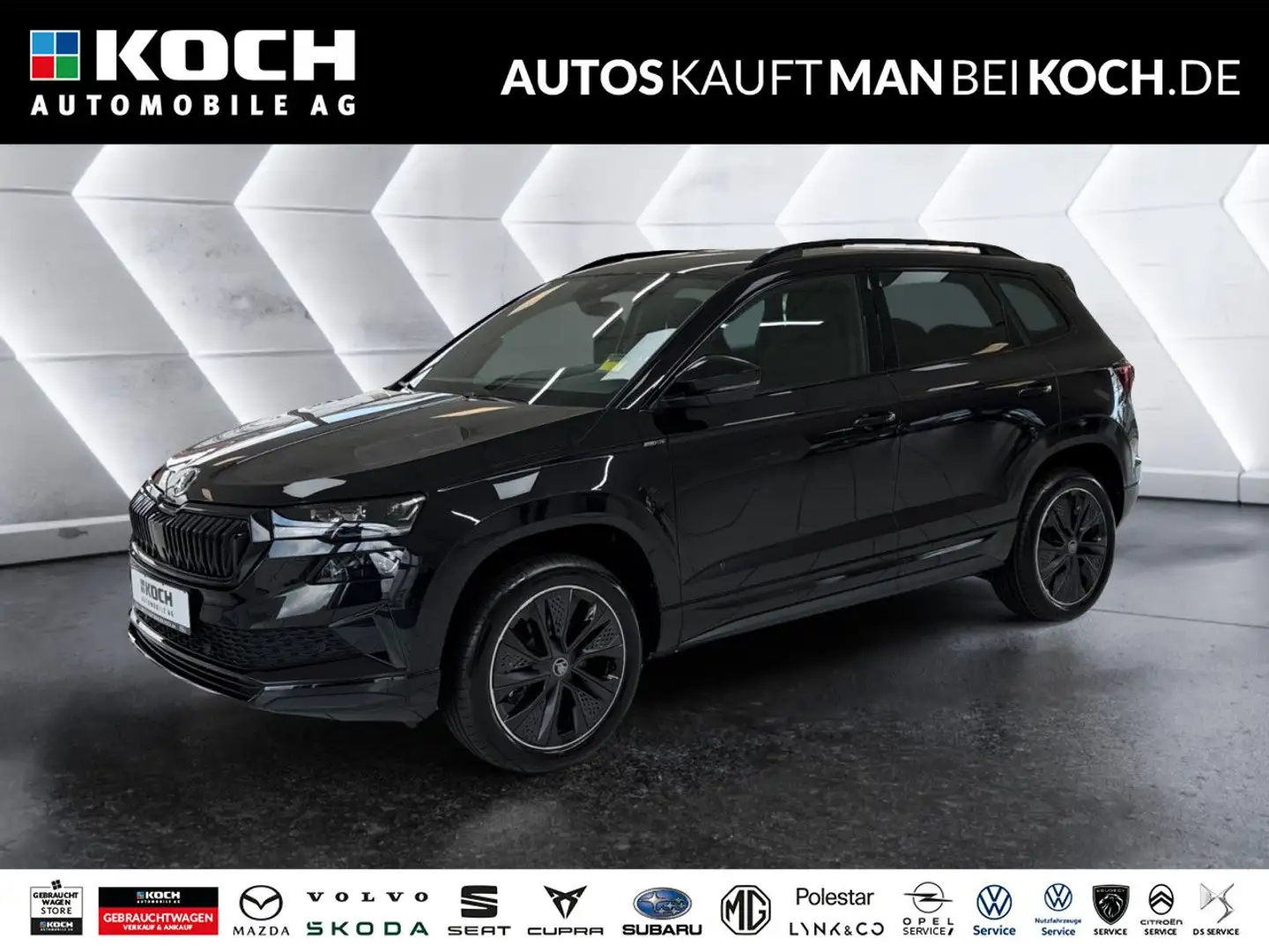 Skoda Karoq 1.5 TSI DSG SPORTLINE AHK ACC MATRIX TOTW Schwarz - 1