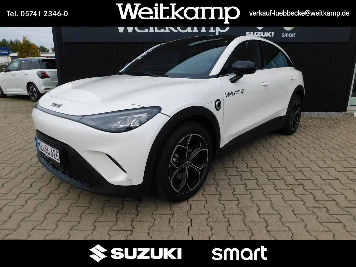 smart #3 #3 Pro+ (66kWh) Pano.-Dach/KeylessGo/Sitzhzg. Weiß - 1
