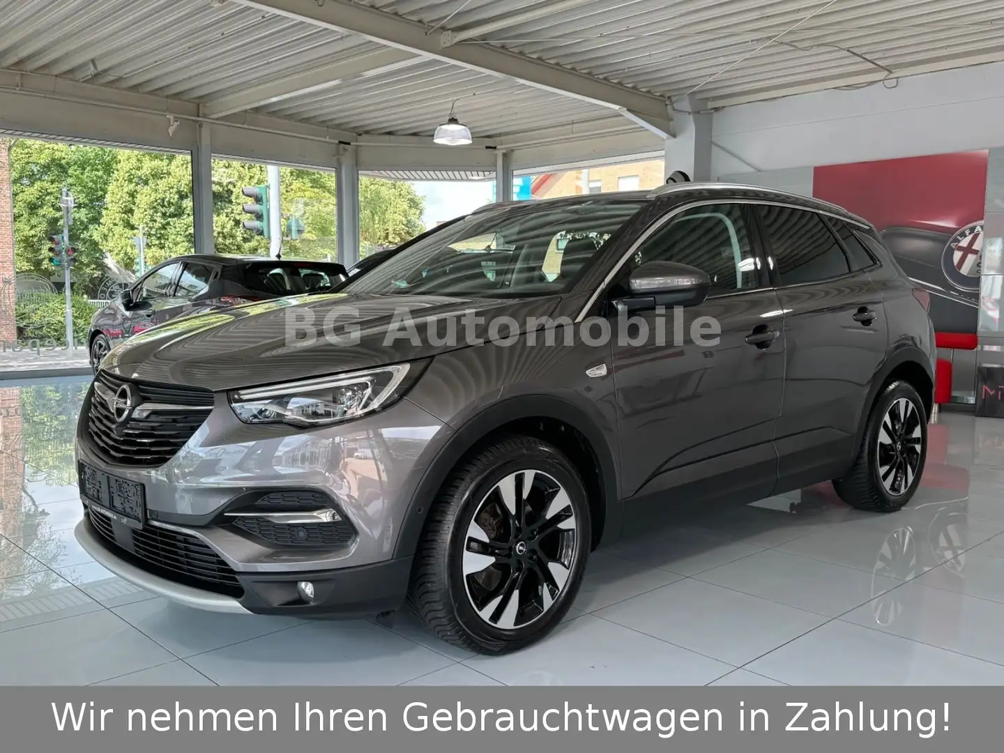 Opel Grandland X *R-Kamera*Leder*AHK*Navi*1.Hand* Gris - 1