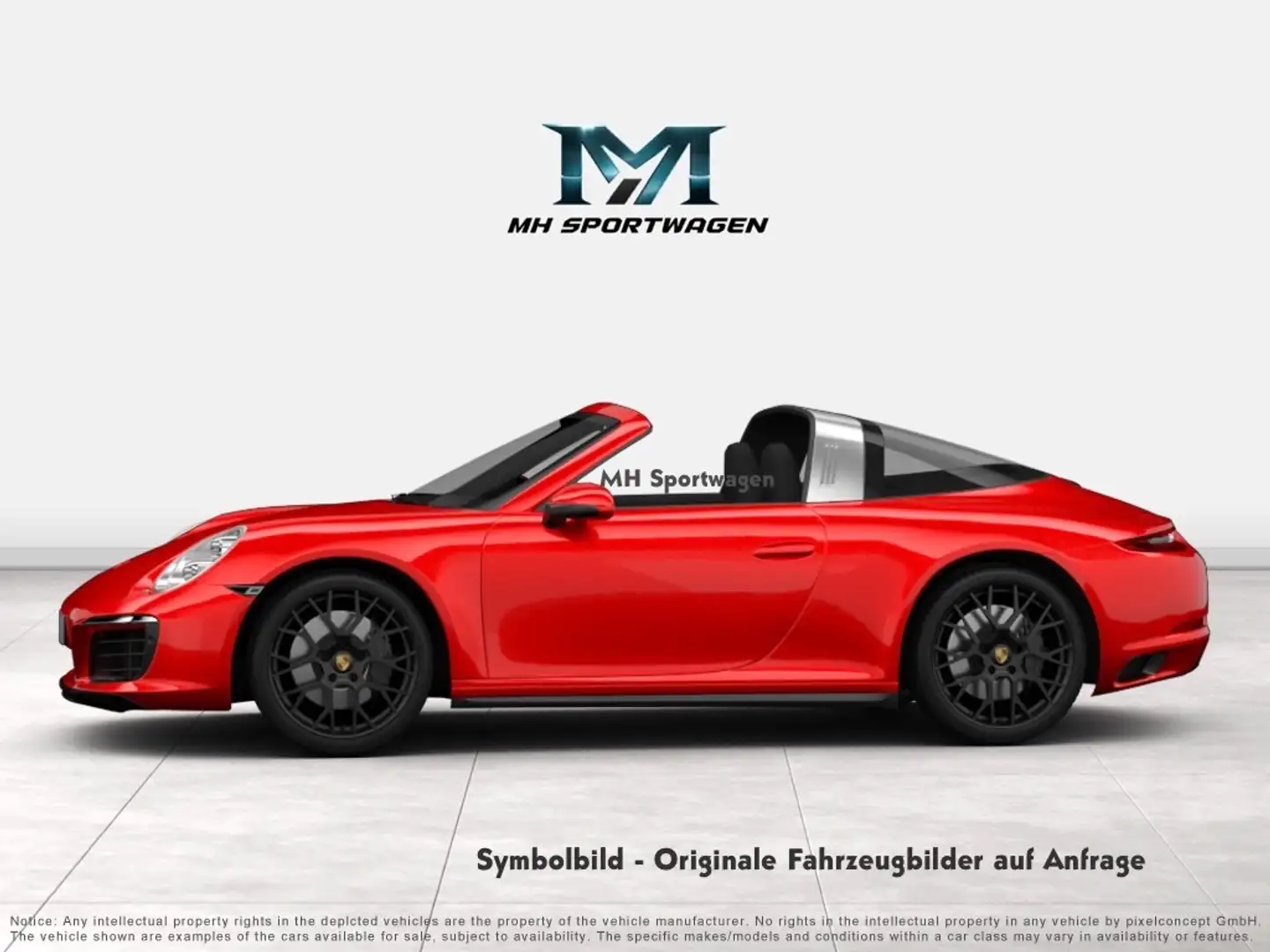 Porsche 911 Targa 4 GTS (991 II)|BOSE|LED inkl. PDLS+ Rot - 2