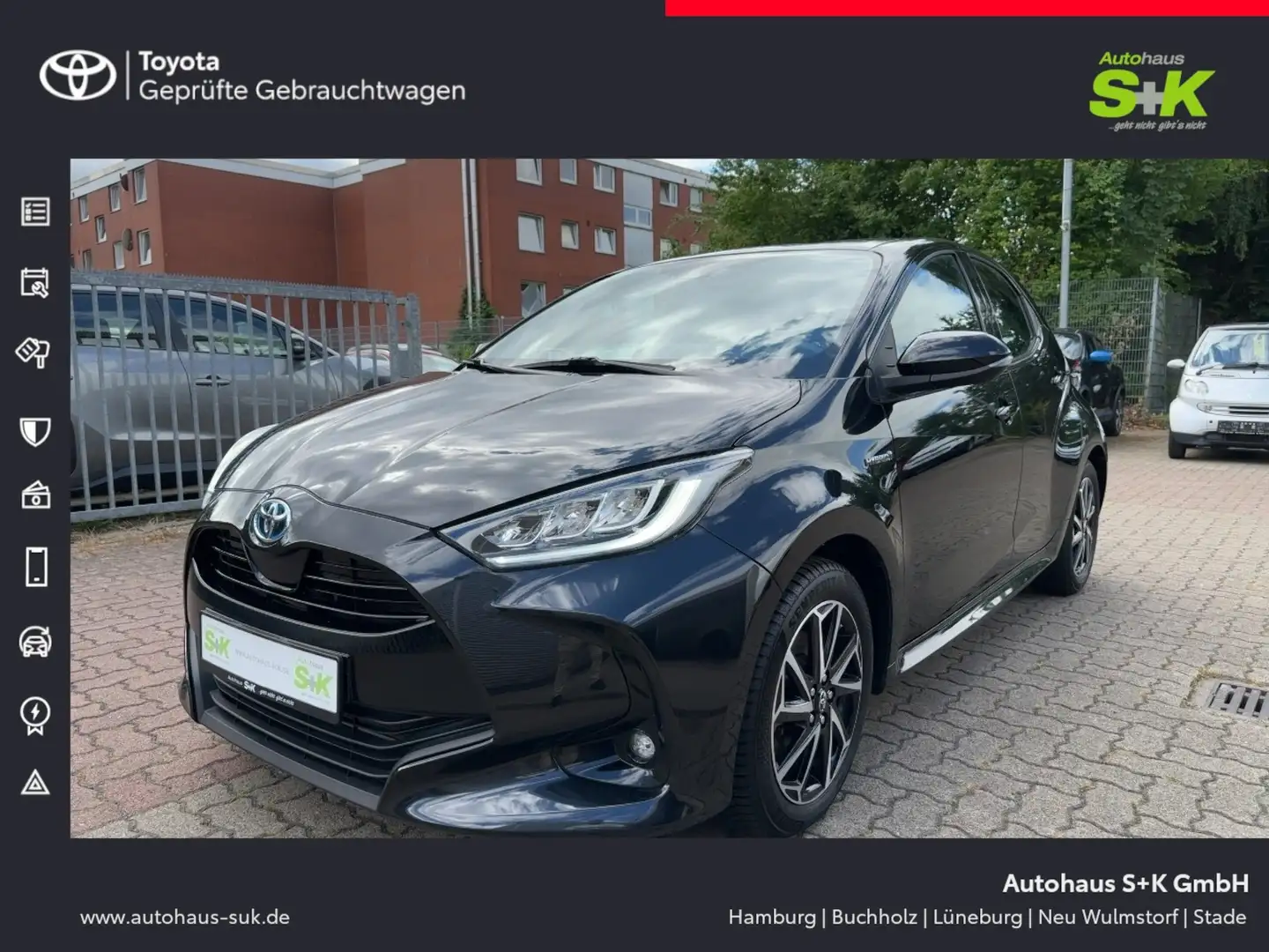 Toyota Yaris Hybrid 1.5 (116 PS)+TEMPOMAT+SHZ+R-KAMERA+ Nero - 1