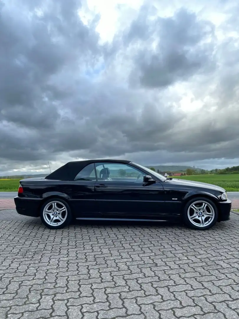BMW 318 Ci Cabrio*Orig M-Paket*2.Hd*Leder*E-Verdeck* Schwarz - 2