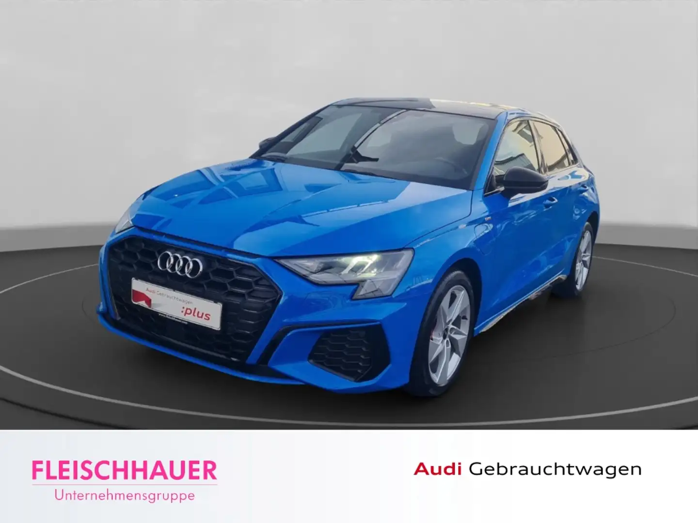 Audi A3 Sportback 45 TFSI e S line DSG+Pano+CarPlay+APS+Te Blau - 1