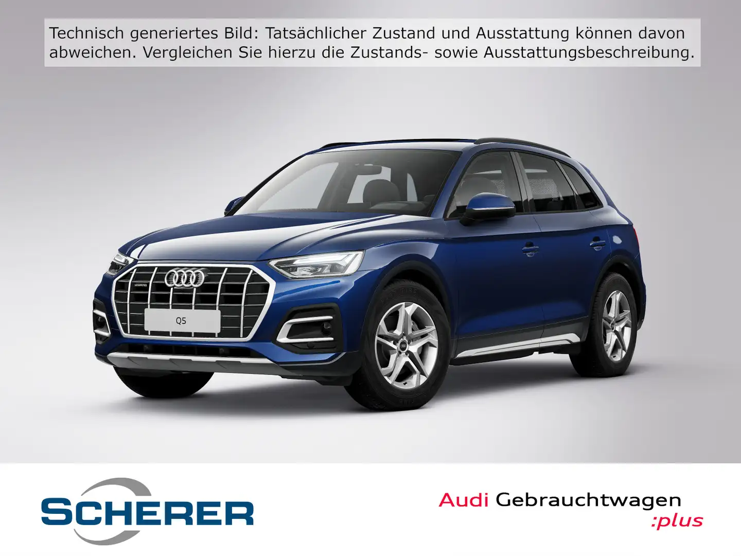 Audi Q5 advanced 40 TDI quattro 150(204) kW(PS) S tro Blau - 1