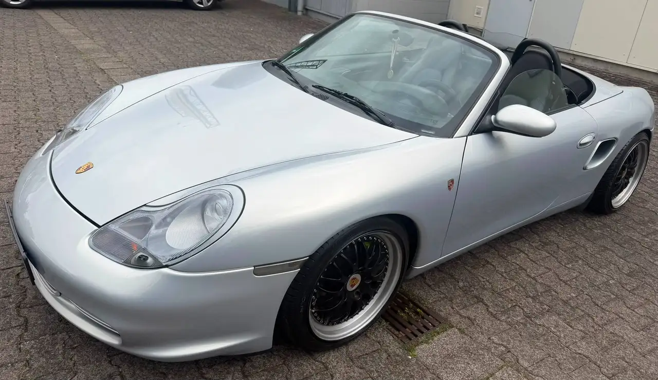 Porsche Boxster S/Neu Fast TÜV/Scheckheft/18 Zoll AluFelgen/3.Hand/Leder/Klimaau, foto 4