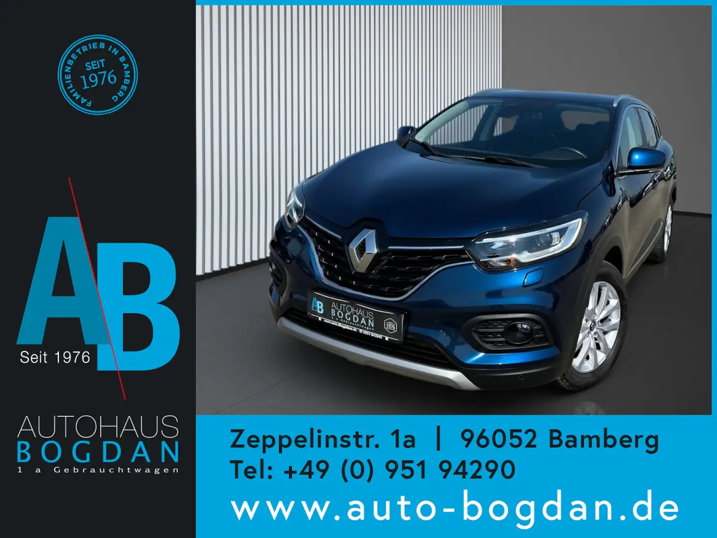 Renault Kadjar Limited Navi*Kamera*Tempomat*SHZ*heizbFS Blauw - 1