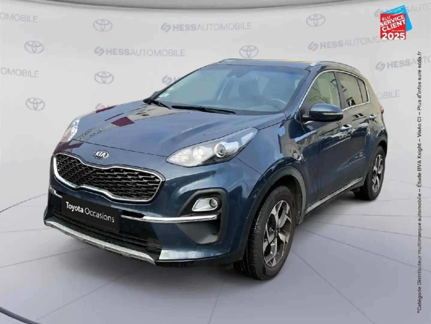 Kia Sportage 1.6 CRDi 136ch MHEV Motion 4x2 Bleu - 1