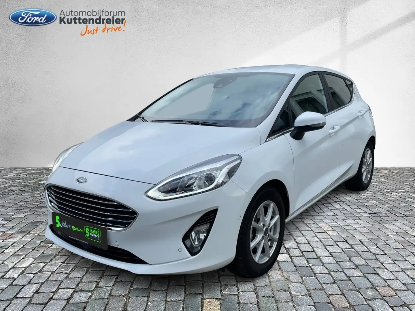 Ford Fiesta Titanium 5tg Navi Kamera 2xPDC Sitzheiz. Bianco - 2