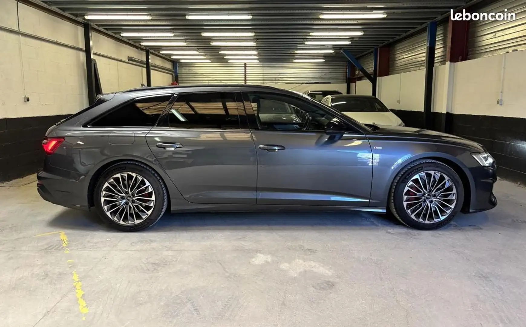 Audi A6 55 TFSIe 367 ch Hybrid PHEV S tronic 7 Quattro Com Gris - 2