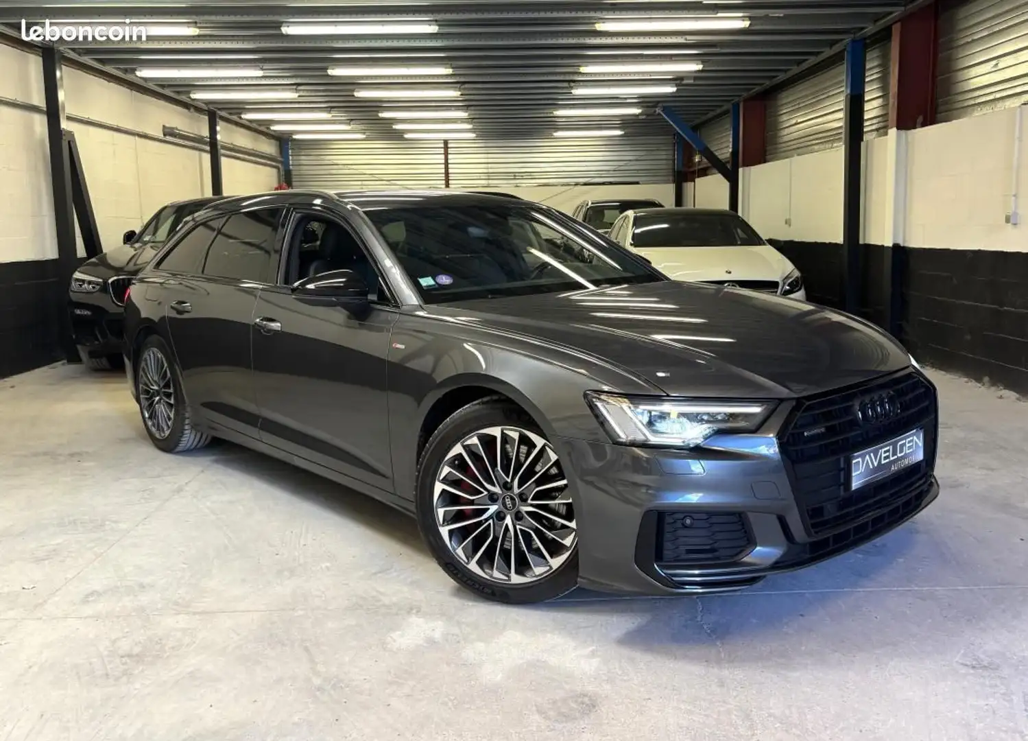 Audi A6 55 TFSIe 367 ch Hybrid PHEV S tronic 7 Quattro Com Gris - 1