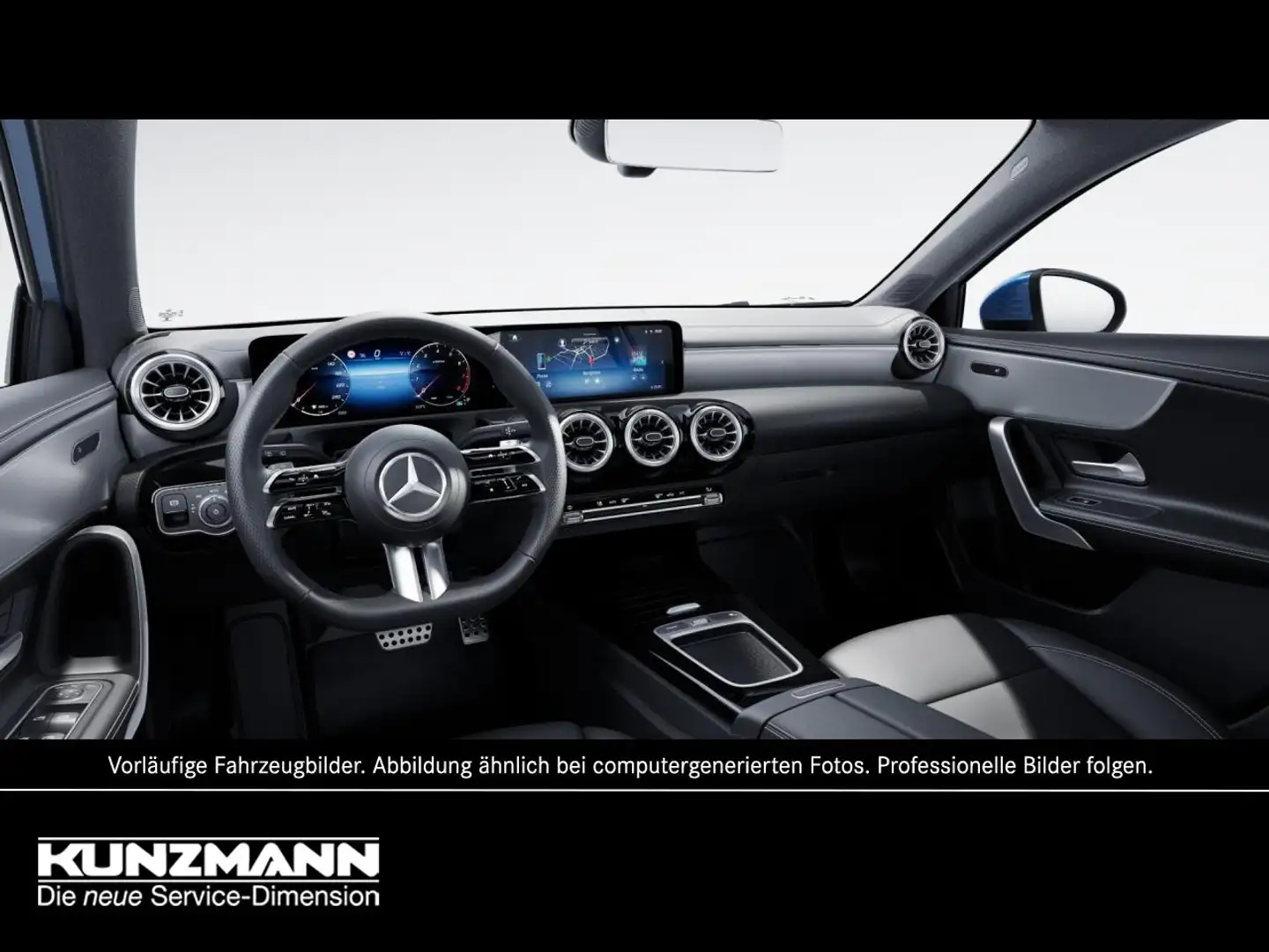 Mercedes-Benz A 220 4M AMG Navi Kamera Spiegel-Paket KeylessGo Blau - 2
