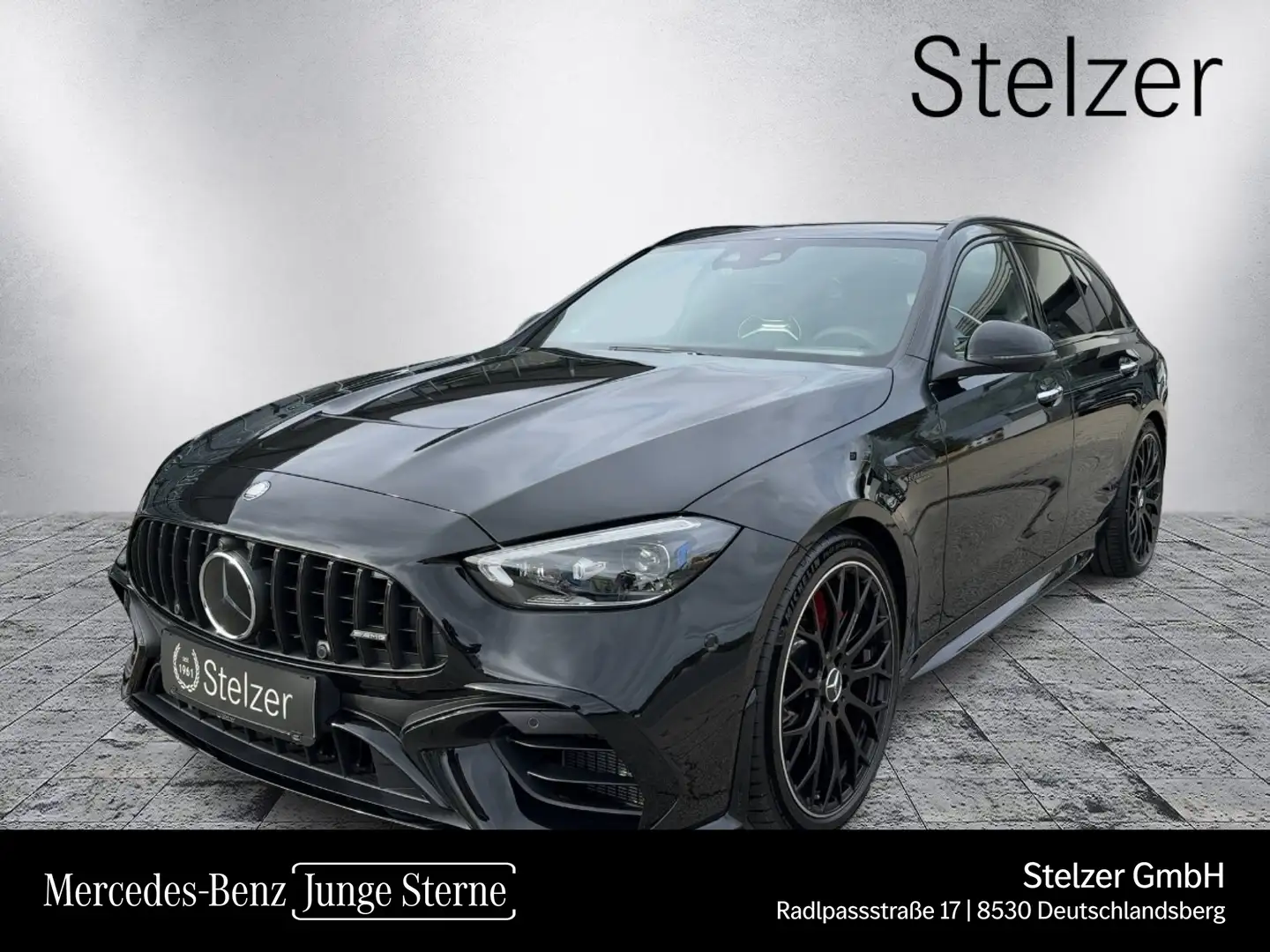 Mercedes-Benz C 63 AMG C 63 S E PERFORMANCE T-Modell AMG Pano FAP Distr Noir - 1