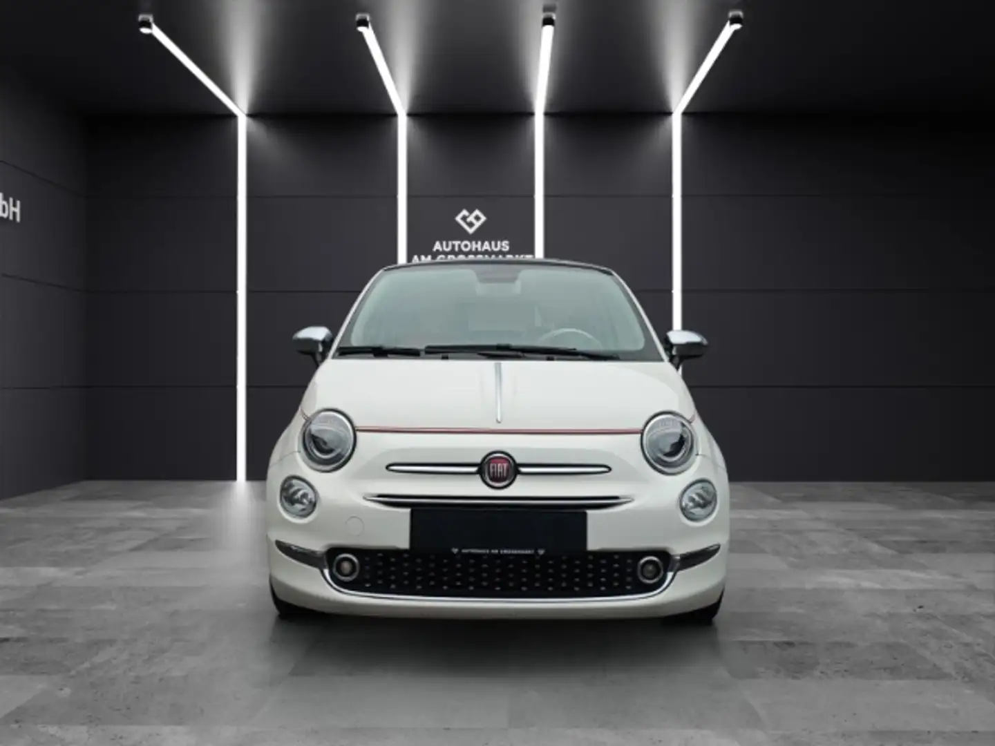 Fiat 500 DolceVita 0.9 TwinAir Cabrio, PDC hi, 8fach!! Blanco - 1