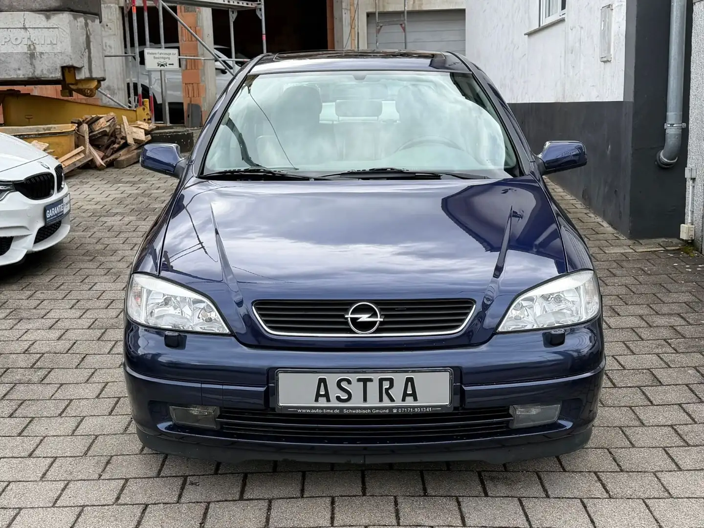 Opel Astra 1.6 Elegance Automatik-Leder-Klima-1.Hand! Blau - 2
