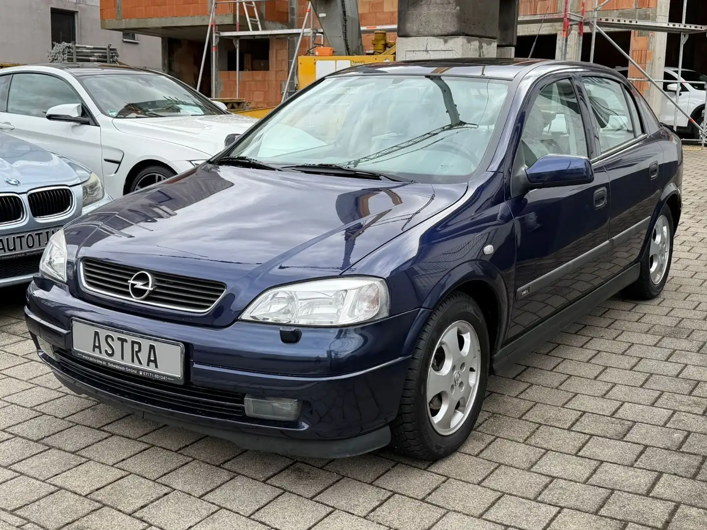 Opel Astra 1.6 Elegance Automatik-Leder-Klima-1.Hand! Blau - 1