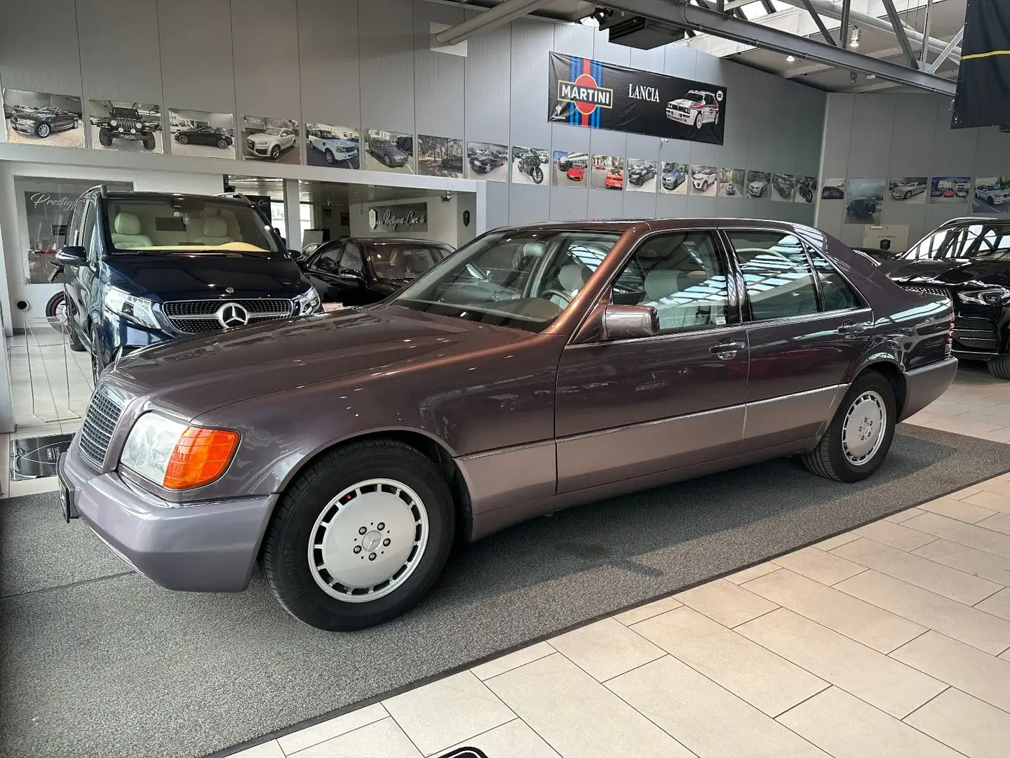 Mercedes-Benz S 400 SE 400 JAHRESWAGEN ZUSTAND 1HD BRD VOLL HEFT TOP Burdeos - 2