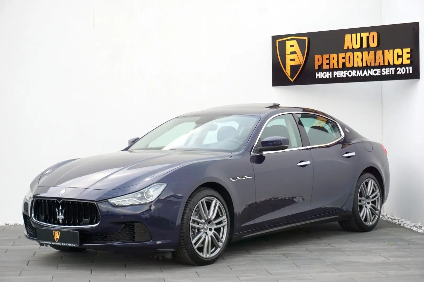 Maserati Ghibli 3.0d V6 *Insp.NEU~Sitzb.~Schiebed.~Kamera Blau - 1