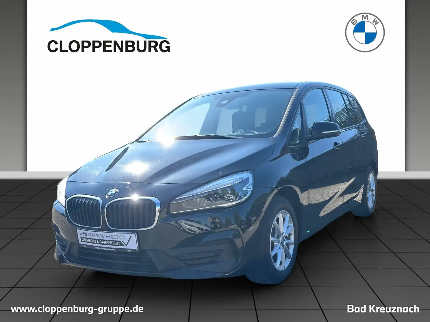 BMW 216 d Advantage Navi+SHZ+HiFi+Klimaaut.+LED+Ambi Schwarz - 1
