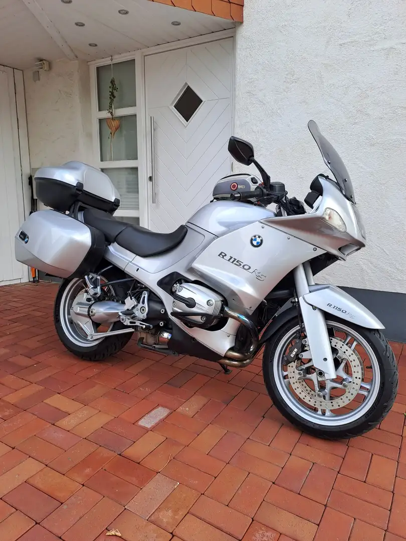BMW R 1150 RS Koffer in Fahrzeugfarbe, Vollausstattung Silber - 1
