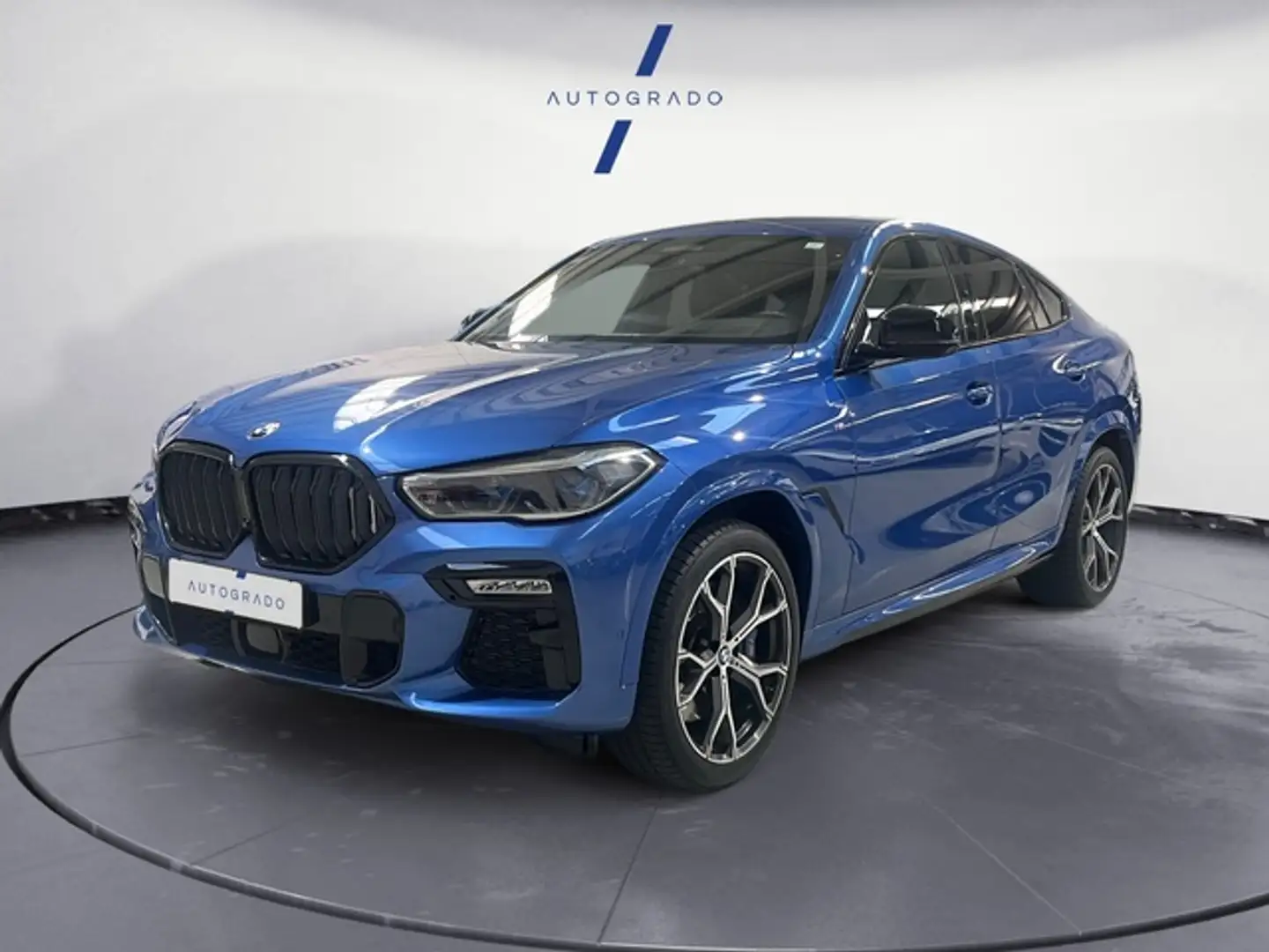 BMW X6 xDrive 30dA Bleu - 1