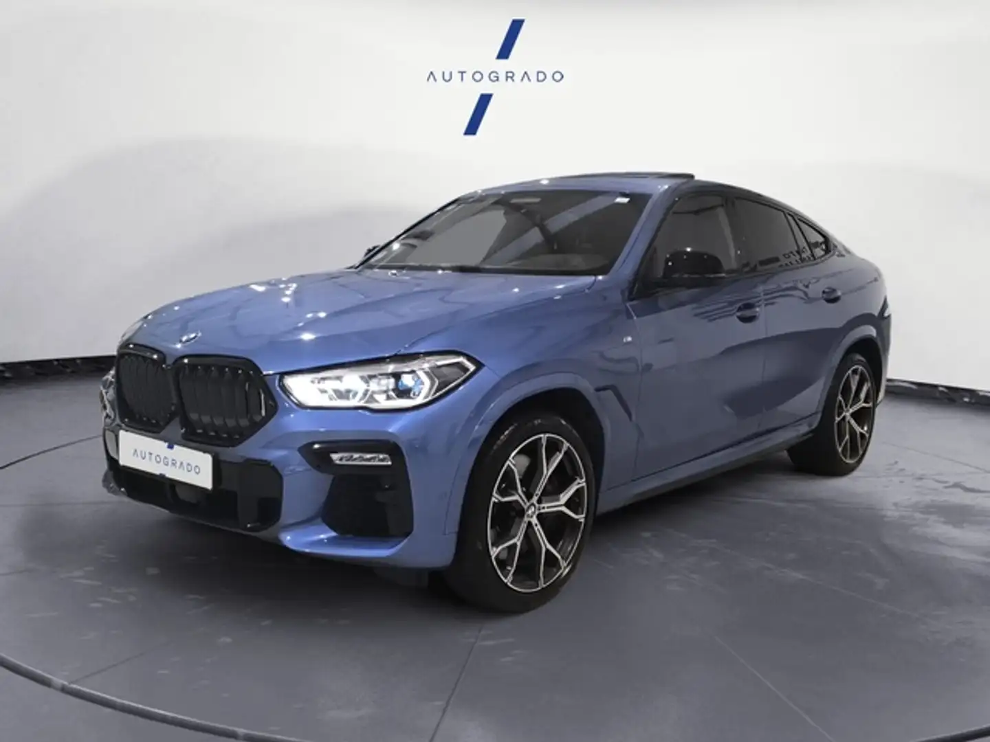 BMW X6 xDrive 30dA Bleu - 1