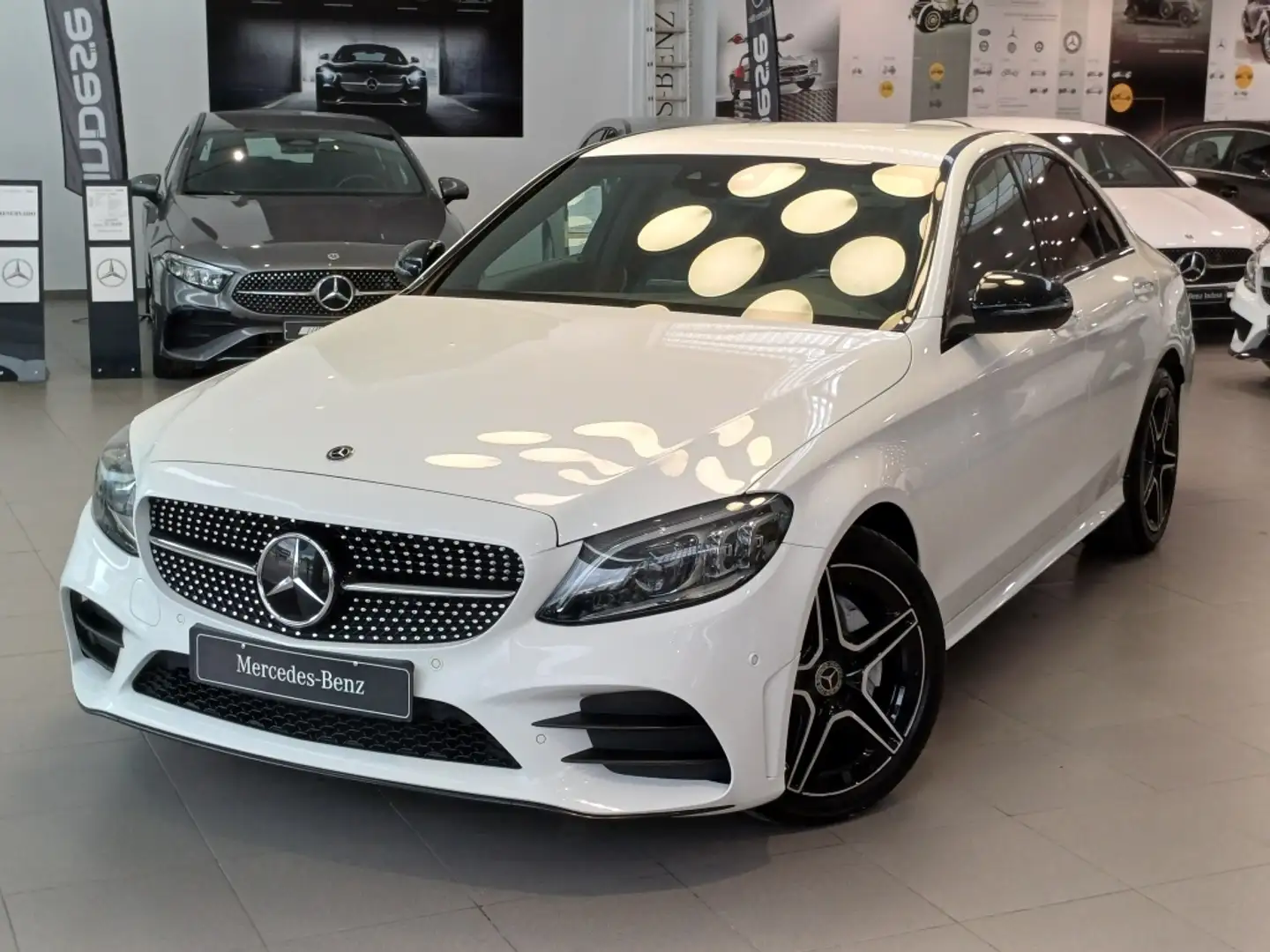 Mercedes-Benz C 220 220d 9G-Tronic Wit - 1