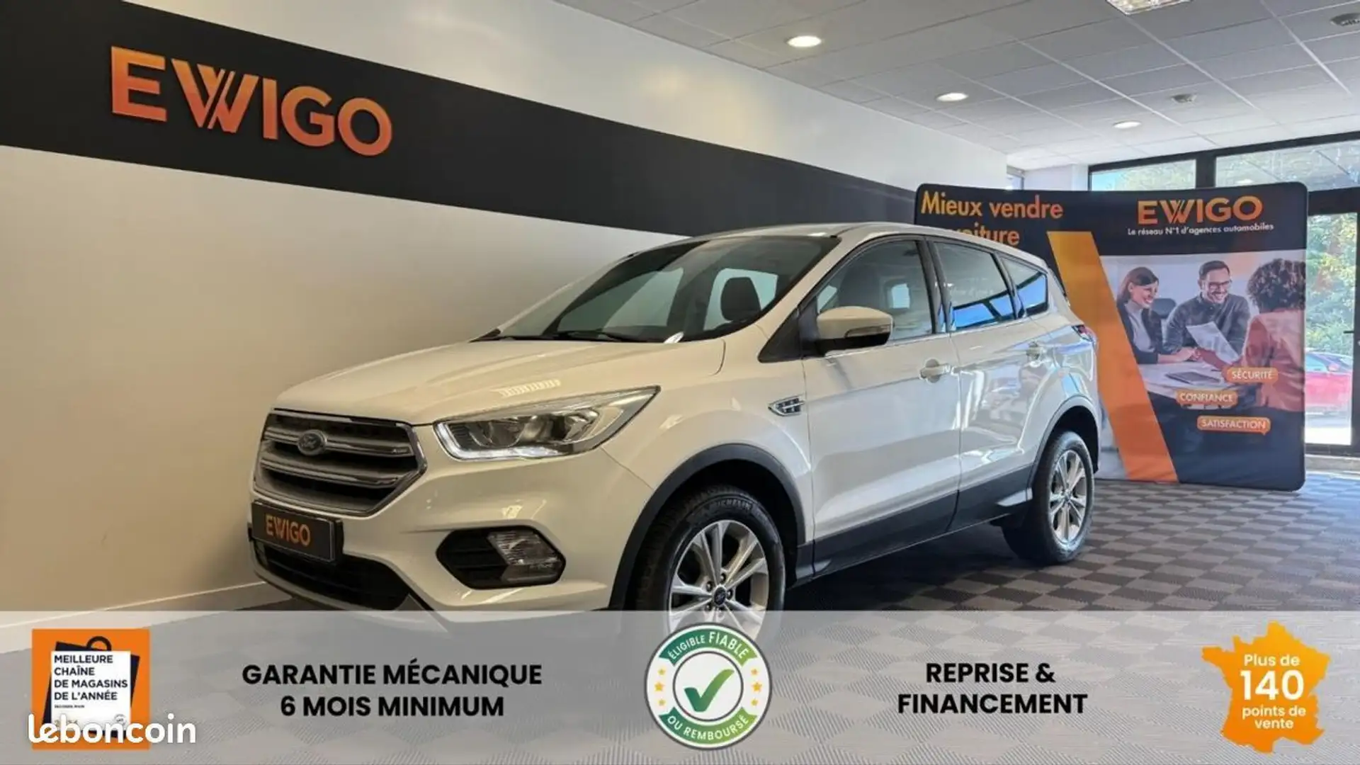 Ford Kuga 1.5 TDCI 120ch TREND 4X2 START-STOP Blanc - 1