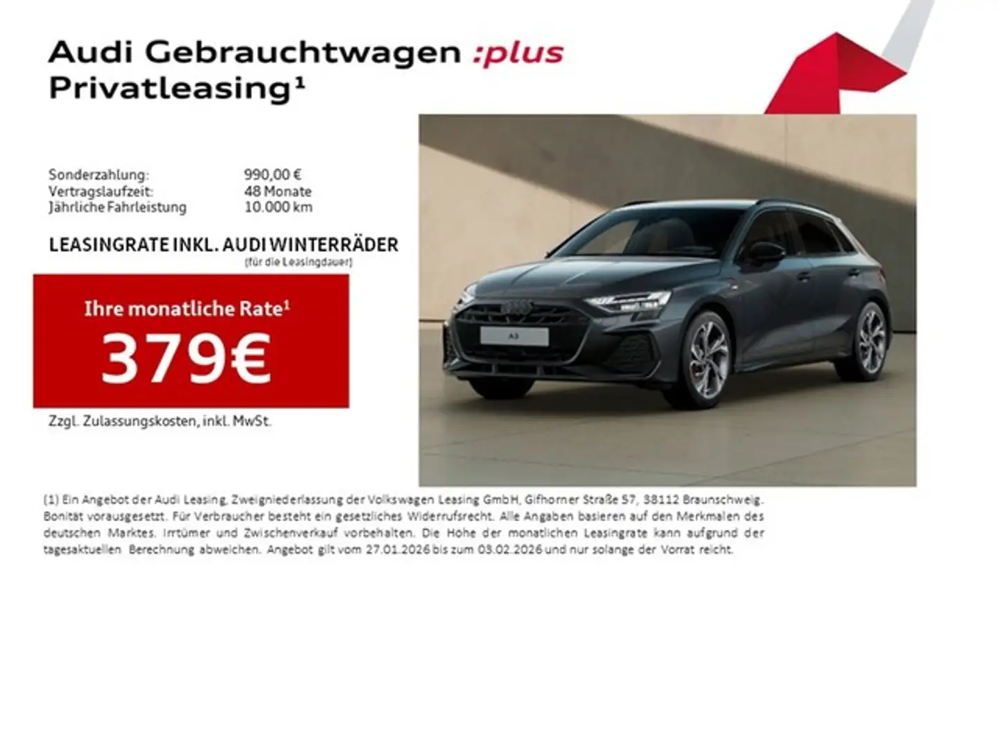 Audi A3 Sportback 45 TFSI e S line HuD LM18 AHK SONOS L... Grau - 2