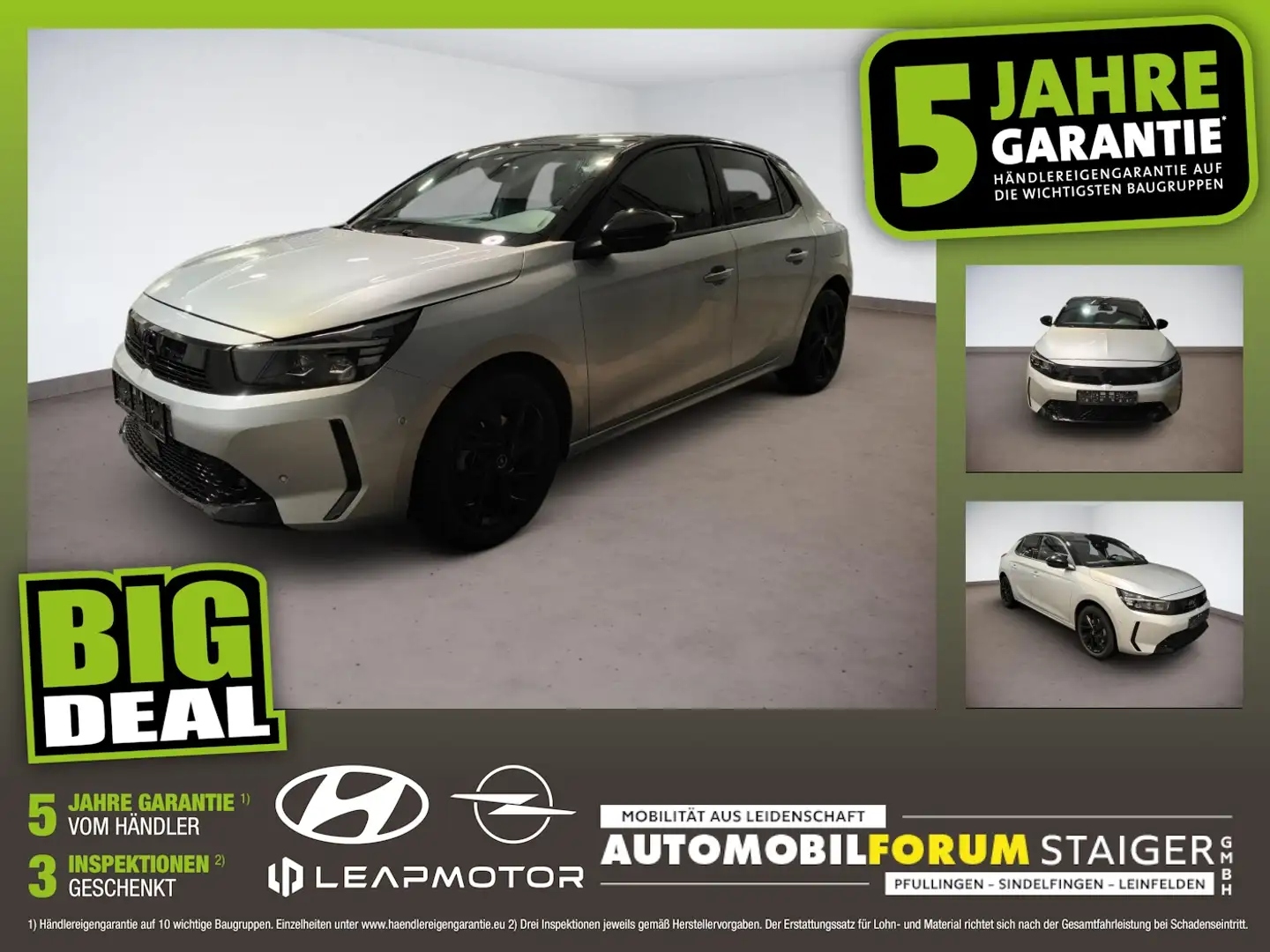 Opel Corsa F 1.2 Turbo GS Facelift Fernlichtass. Kam. Grau - 1