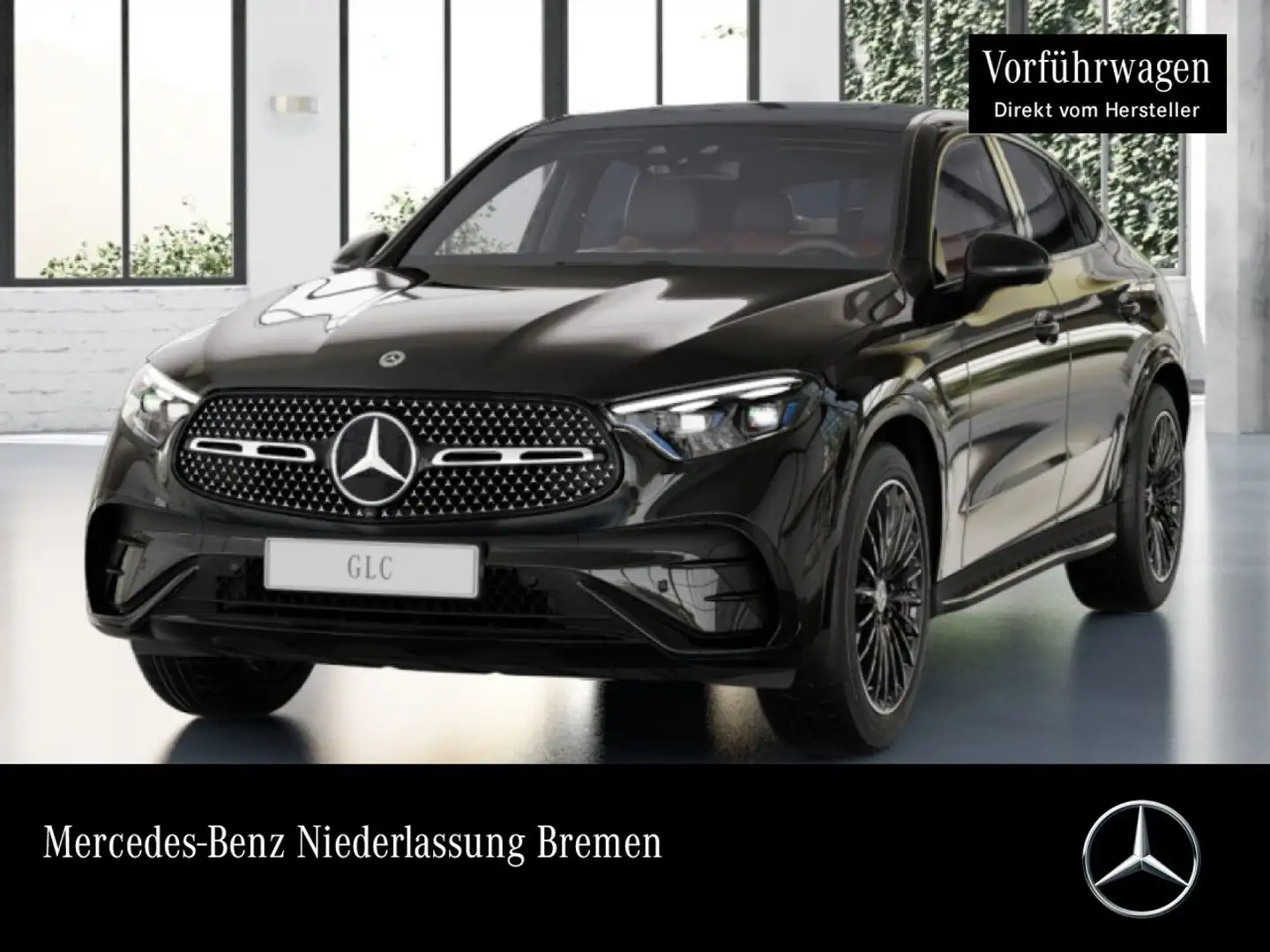 Mercedes-Benz GLC 450 d 4M AMG+NIGHT+PANO+360+AHK+BURMESTER+9G Schwarz - 1