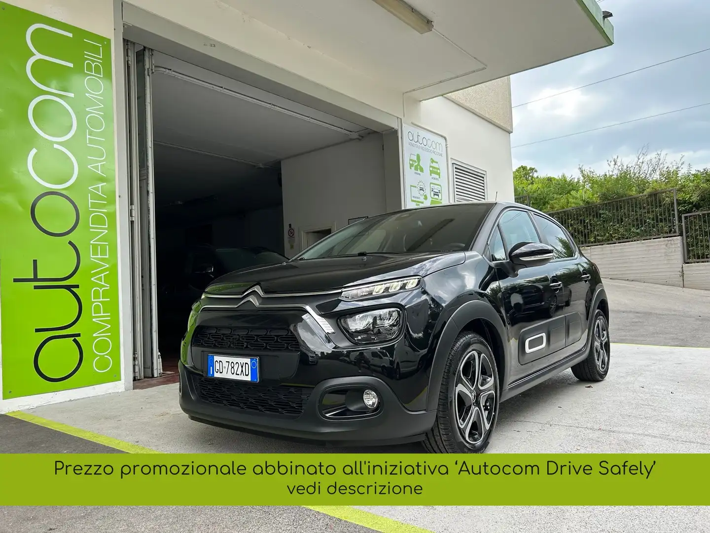 Citroen C3 1.5 bluehdi Feel Pack GARANZIA 24 MESI NAVY+DAB Zwart - 1