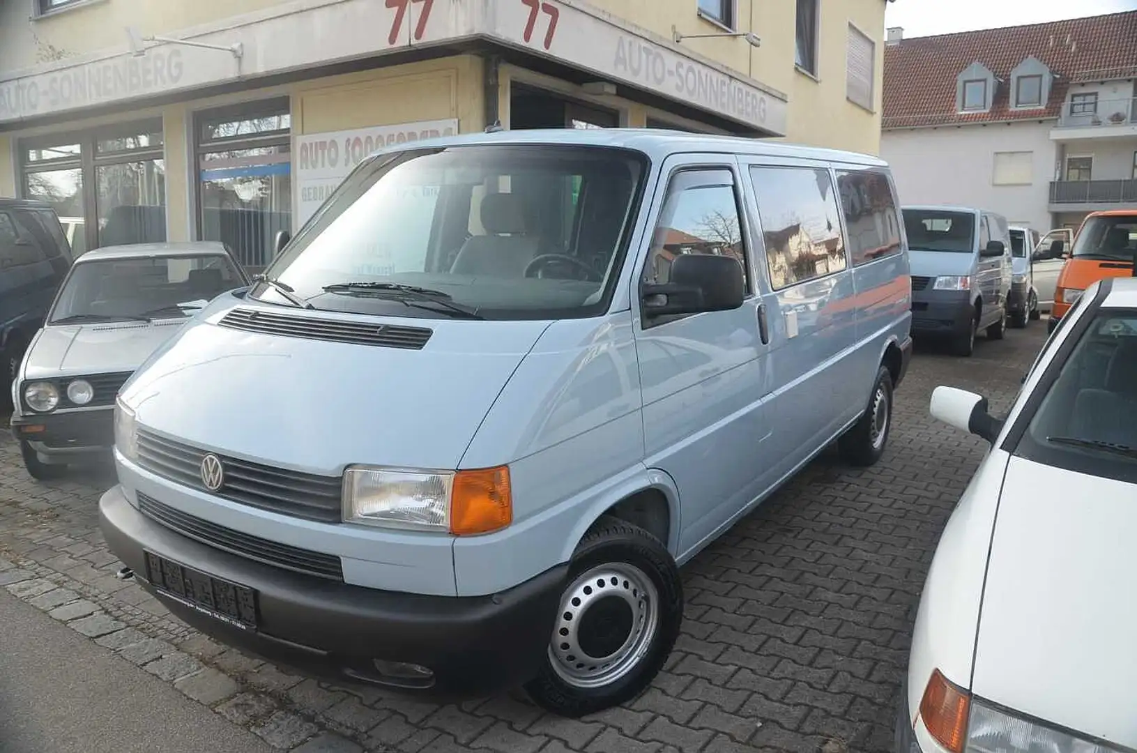 Volkswagen T4 Bus 2.5 Benziner,  Langer Radstand, orig. 98000km Niebieski - 1