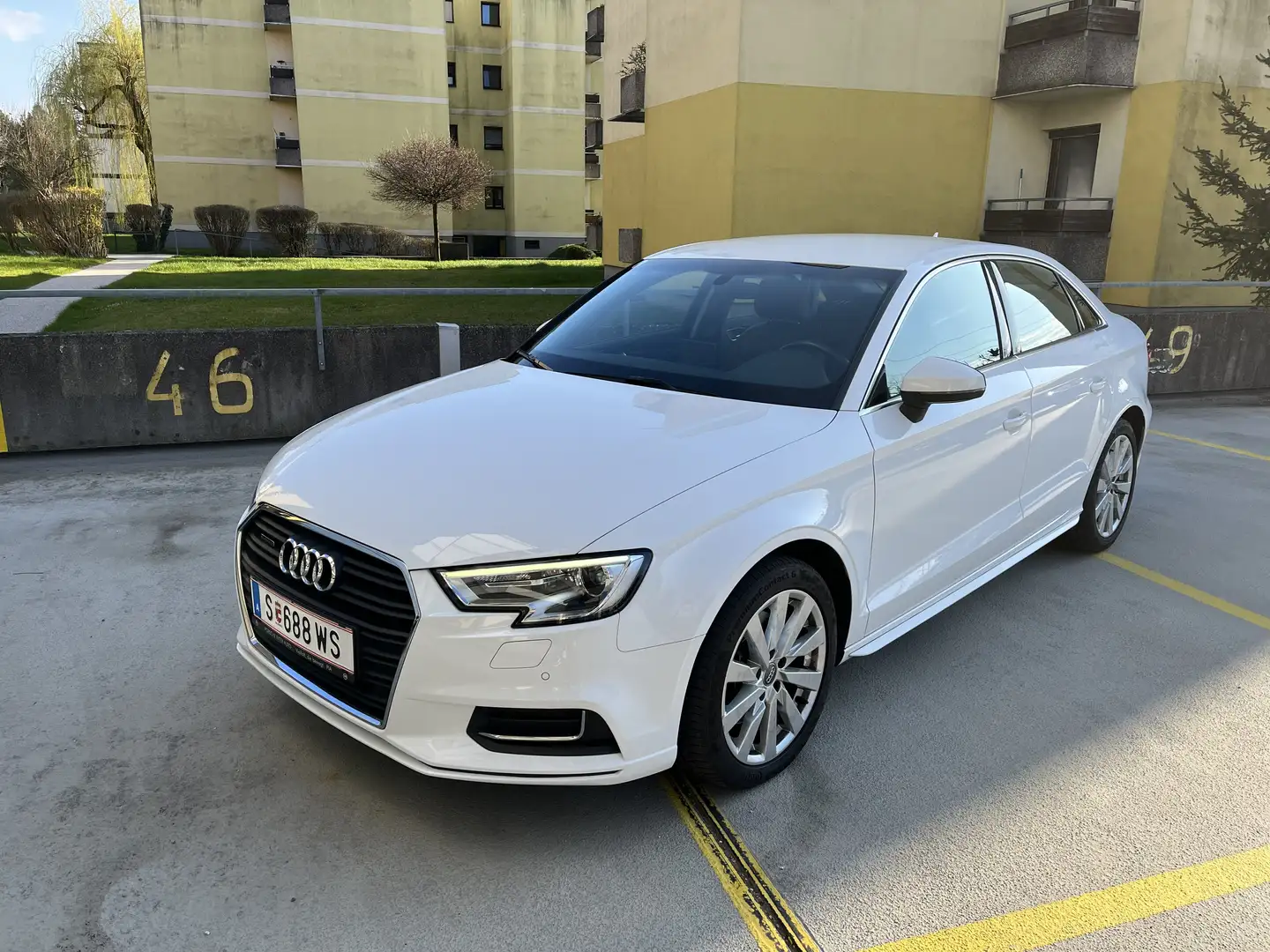 Audi A3 A3 SB 2,0 TFSI quattro S-tronic Weiß - 1