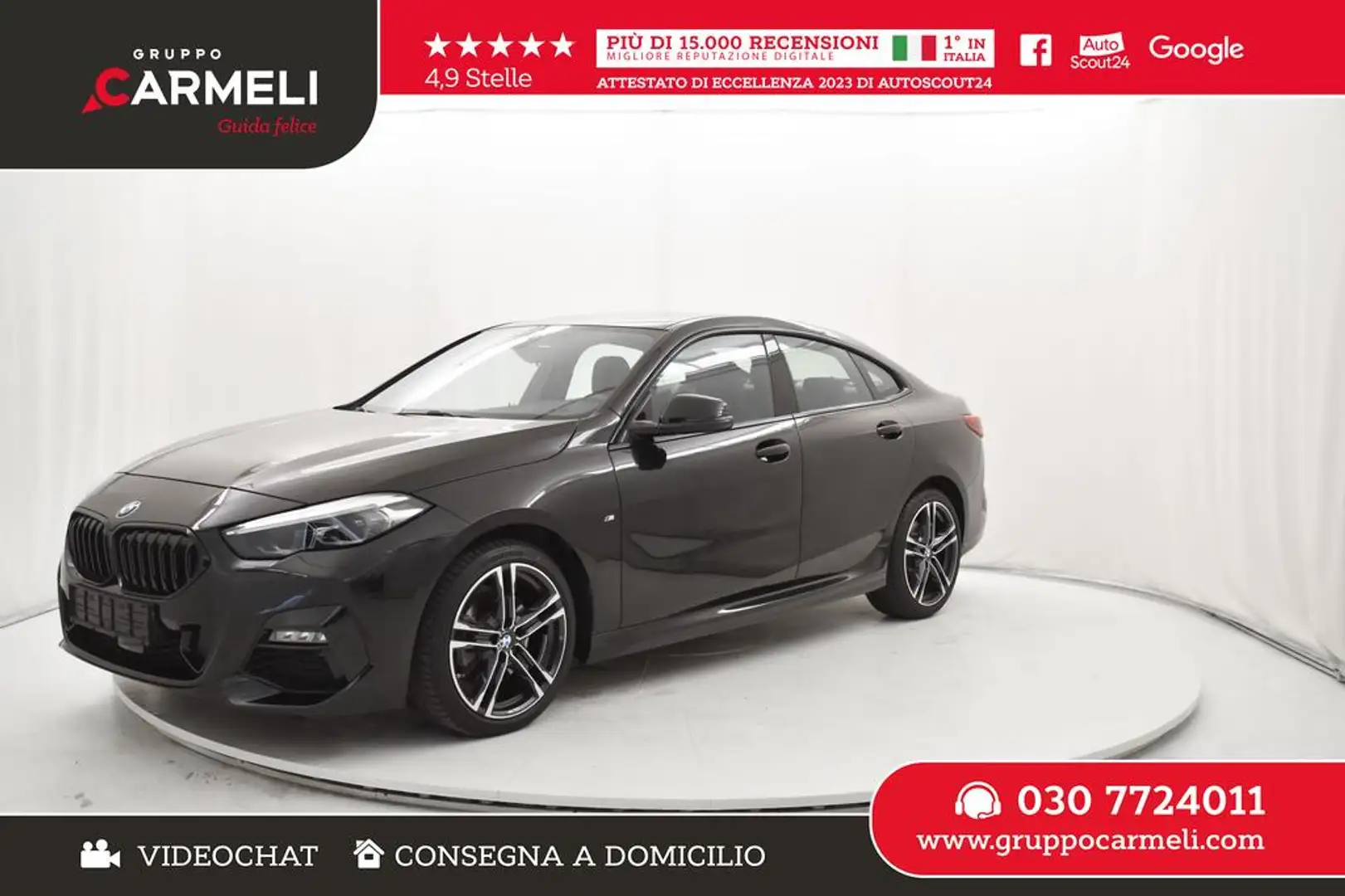 BMW 218 218i Gran Coupe Msport 136cv CERCHI Nero - 1