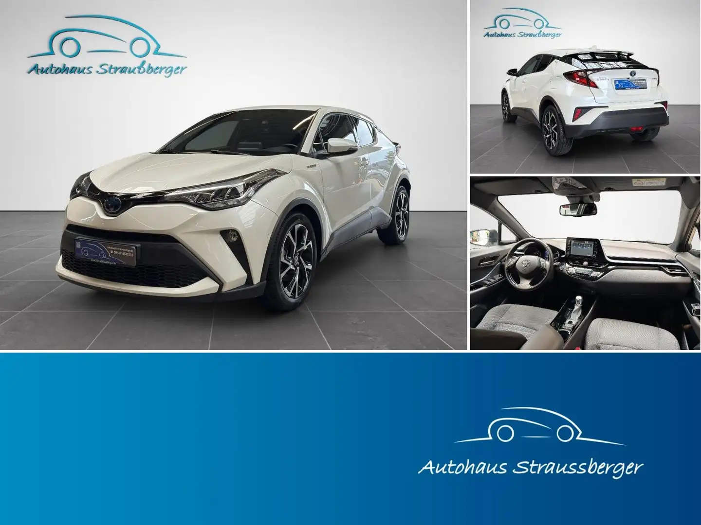 Toyota C-HR Hybrid Team D ACC SHZ LED KLIMA Weiß - 1