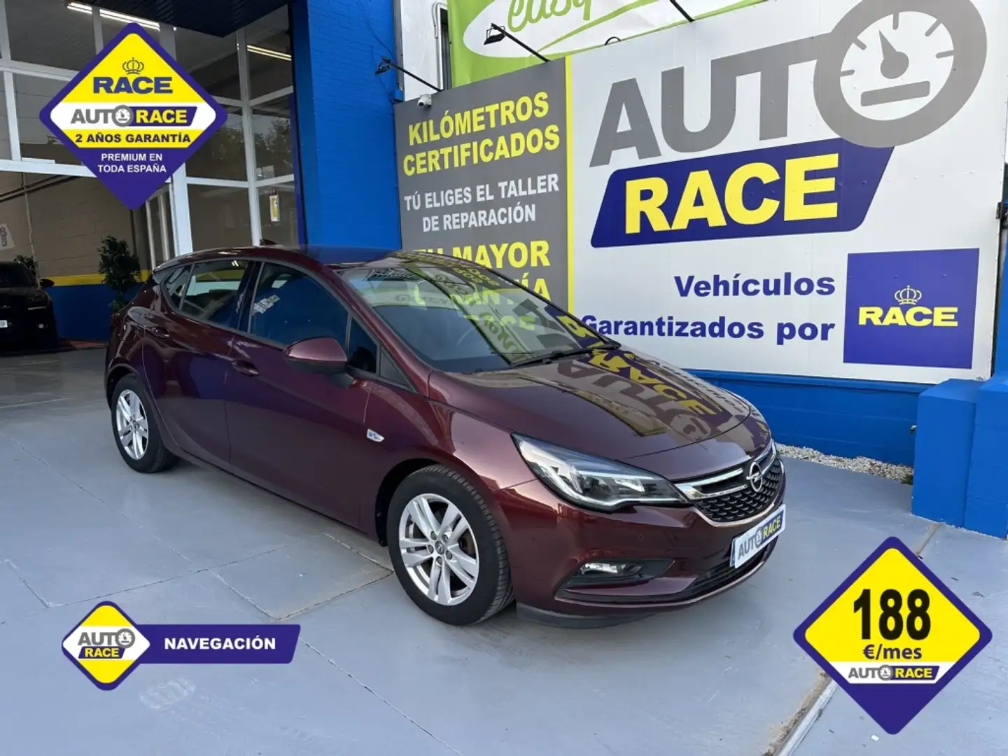 Opel Astra 1.6CDTi S/S Dynamic 110 Paars - 1