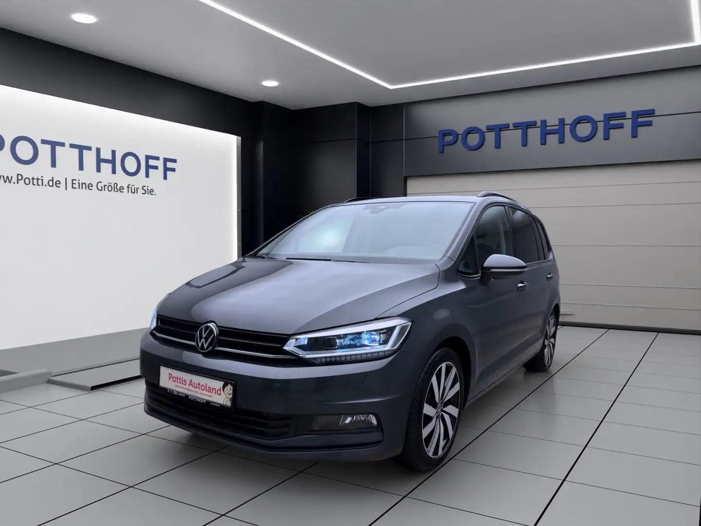 Volkswagen Touran 2.0 TDI DSG HIGHLINE PANO STDHZG AHK NAVI Grau - 1
