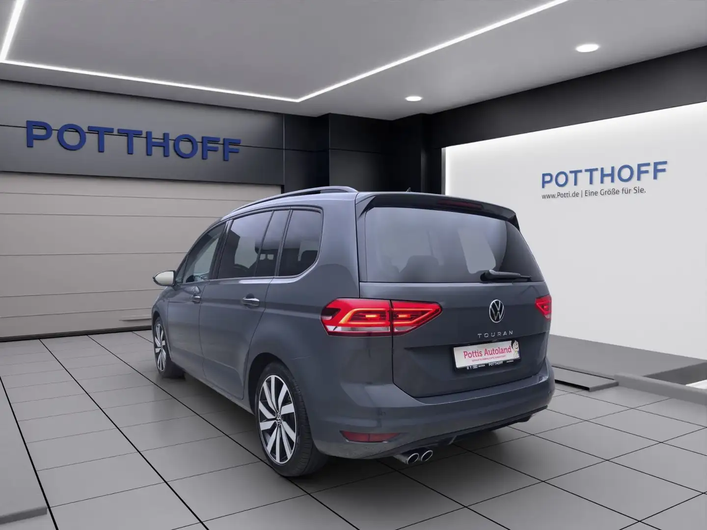 Volkswagen Touran 2.0 TDI DSG HIGHLINE PANO STDHZG AHK NAVI Grau - 2
