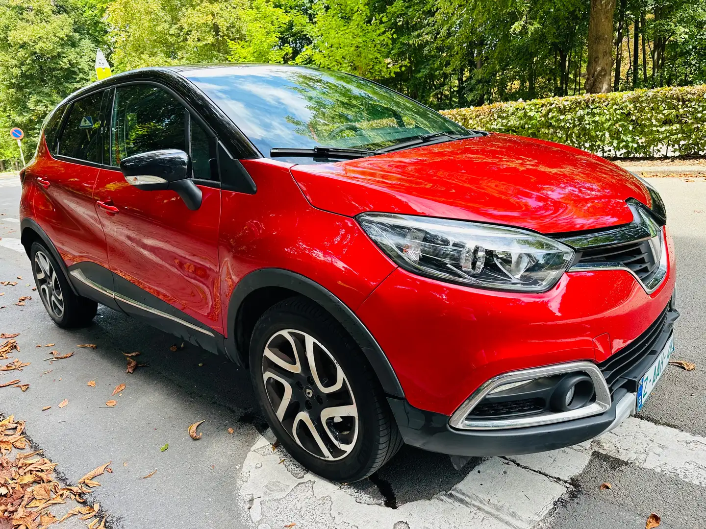 Renault Captur Captur 1.2 TCe CUIR AIRCO GPS 8950€ Rood - 2