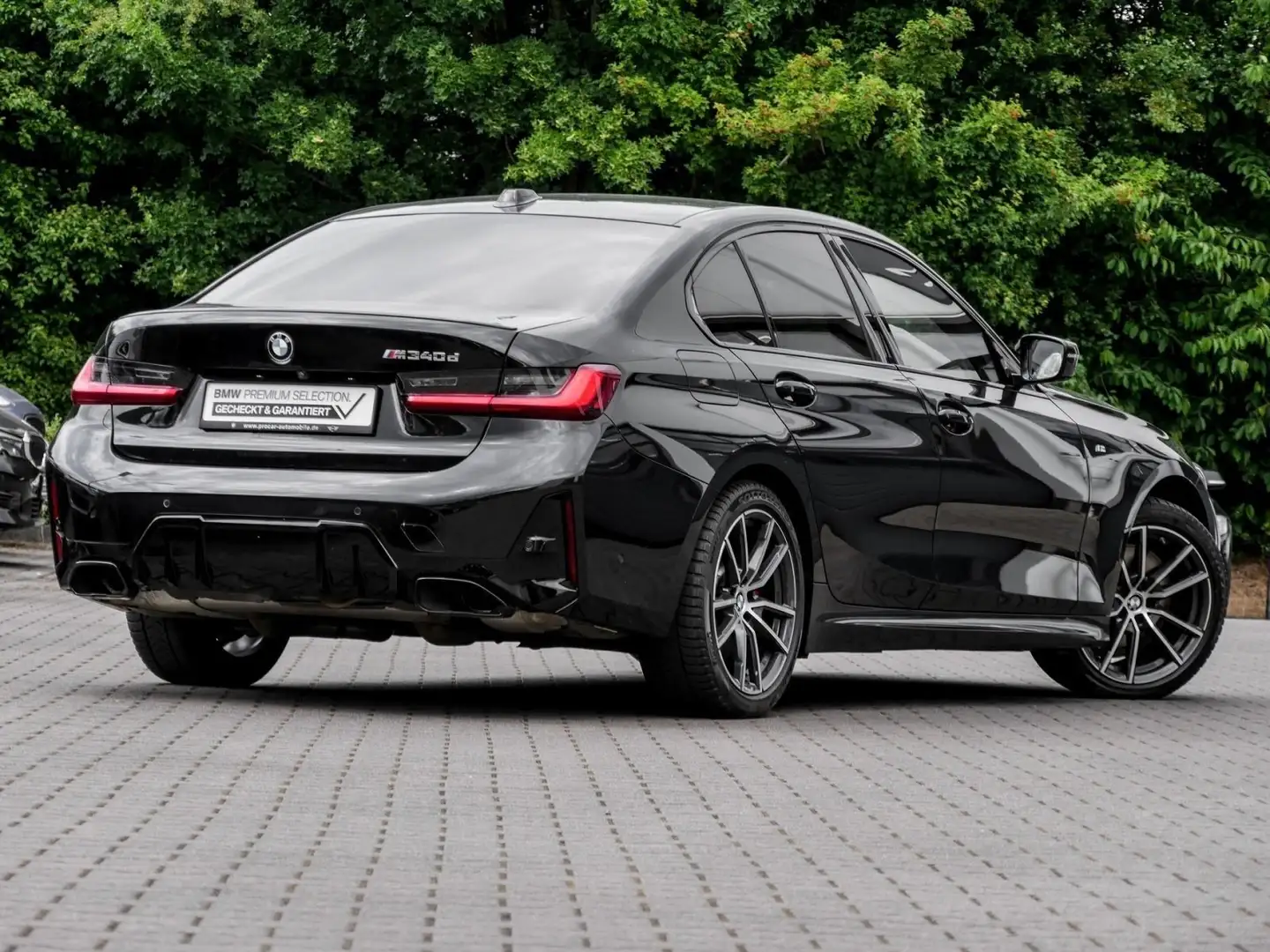 BMW 340 M340d xDrive AHK+GLASDACH+DA PROF+PA+HiFi Schwarz - 2