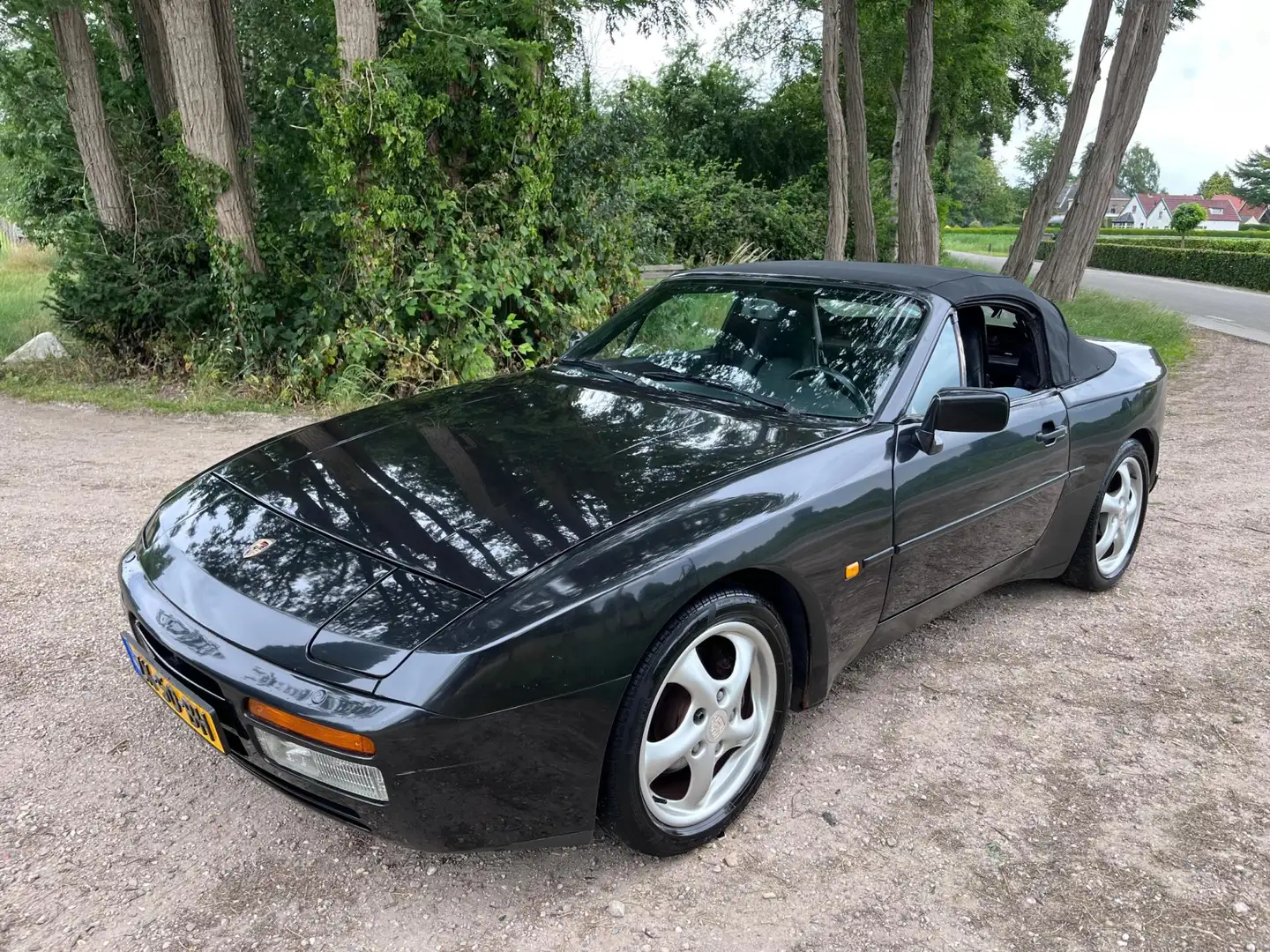 Porsche 944 3.0 S2 Cabrio Zwart - 1
