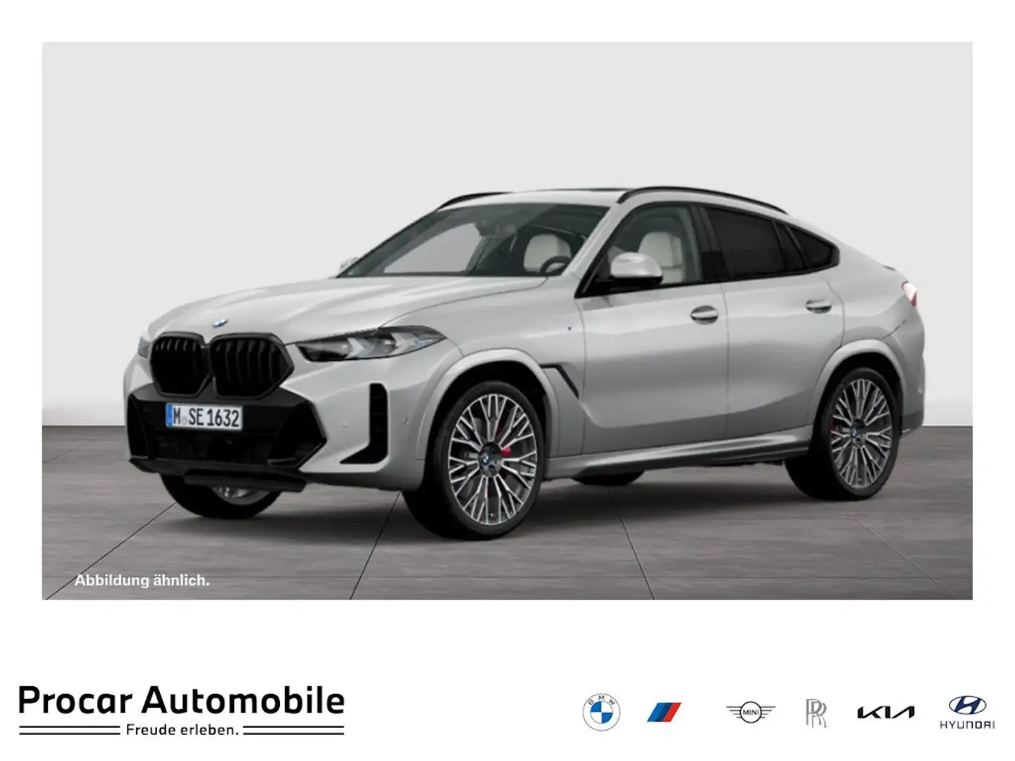 BMW X6 xDrive40d M Sport Pro PANO ACC AHK RFK NAVI LED Grigio - 1