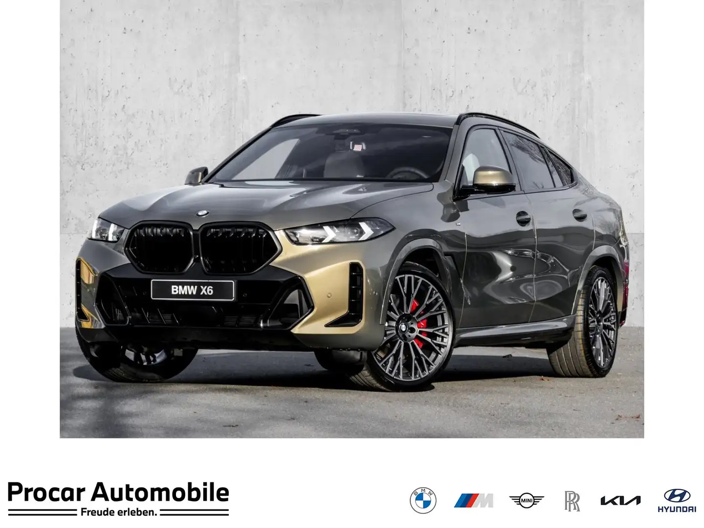 BMW X6 xDrive40d M Sport Pro PANO ACC AHK RFK NAVI LED Grau - 1
