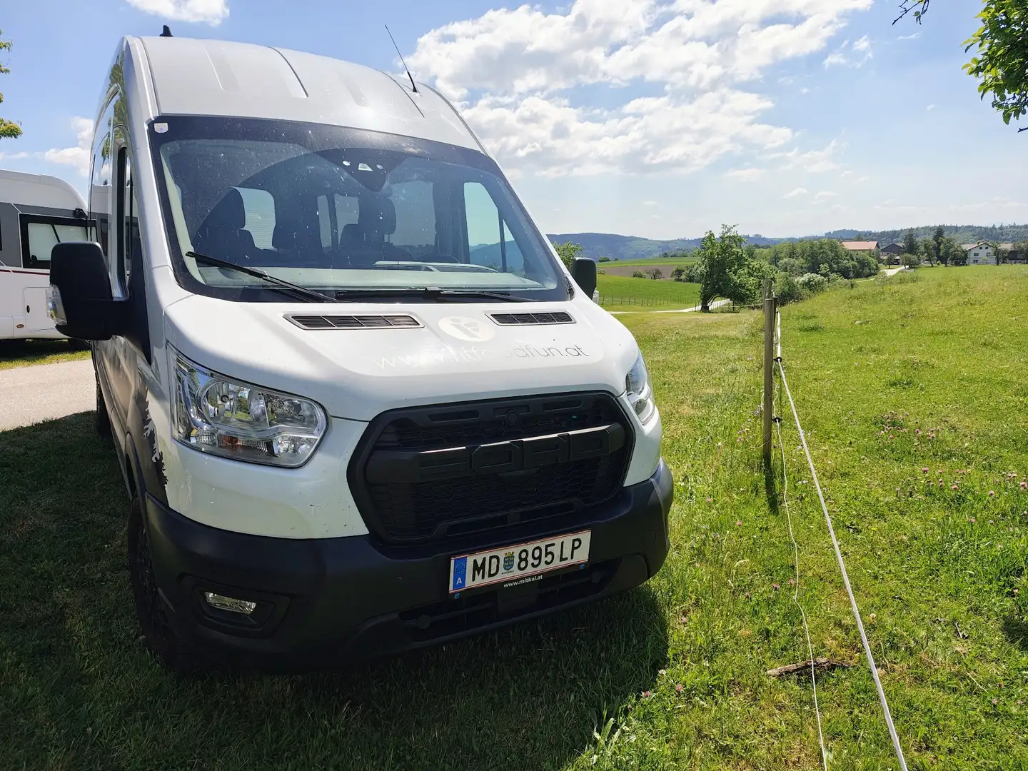 Ford Transit L3H3 Automatik | 8-Sitzer | M1 | Camperbasis Weiß - 1