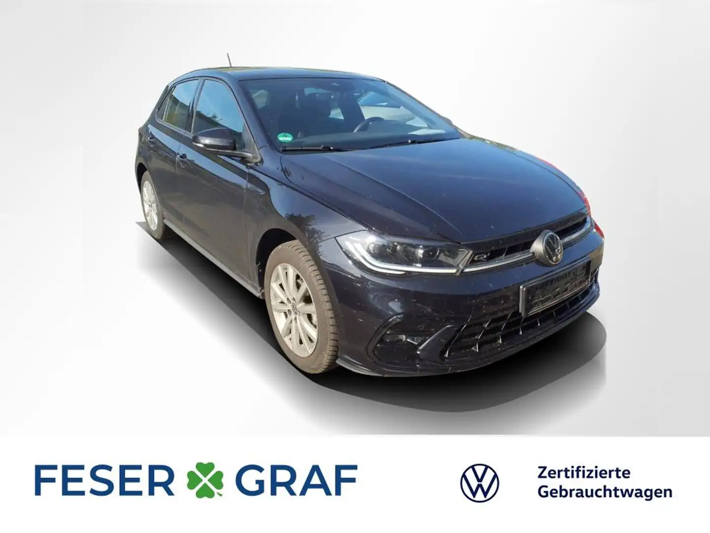 Volkswagen Polo 1.0 TSI R-Line DSG Navi / Kamera / LED / ACC Schwarz - 1