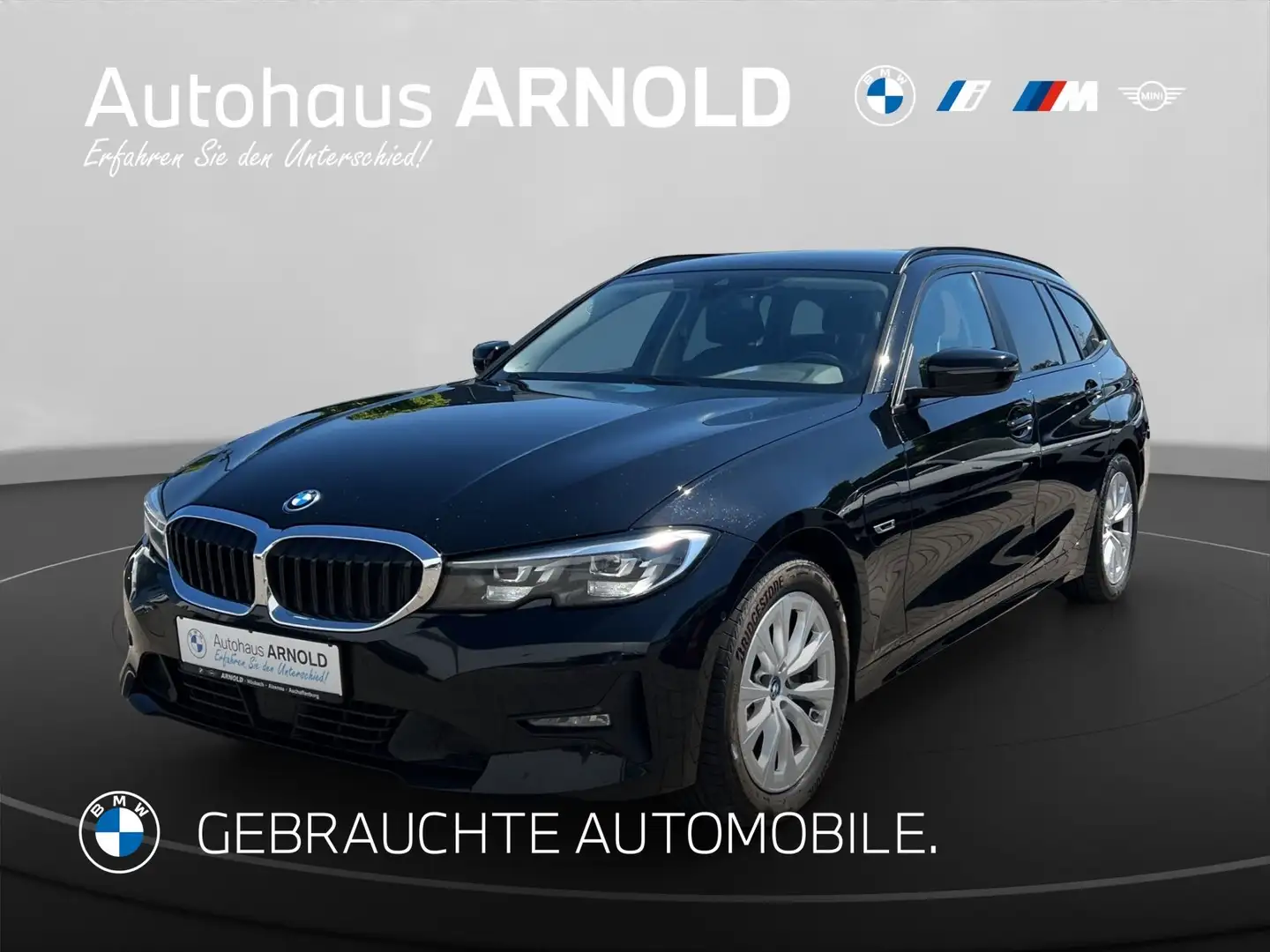 BMW 320 e Touring Advantage DAB WLAN ACC + Stop&Go Schwarz - 1